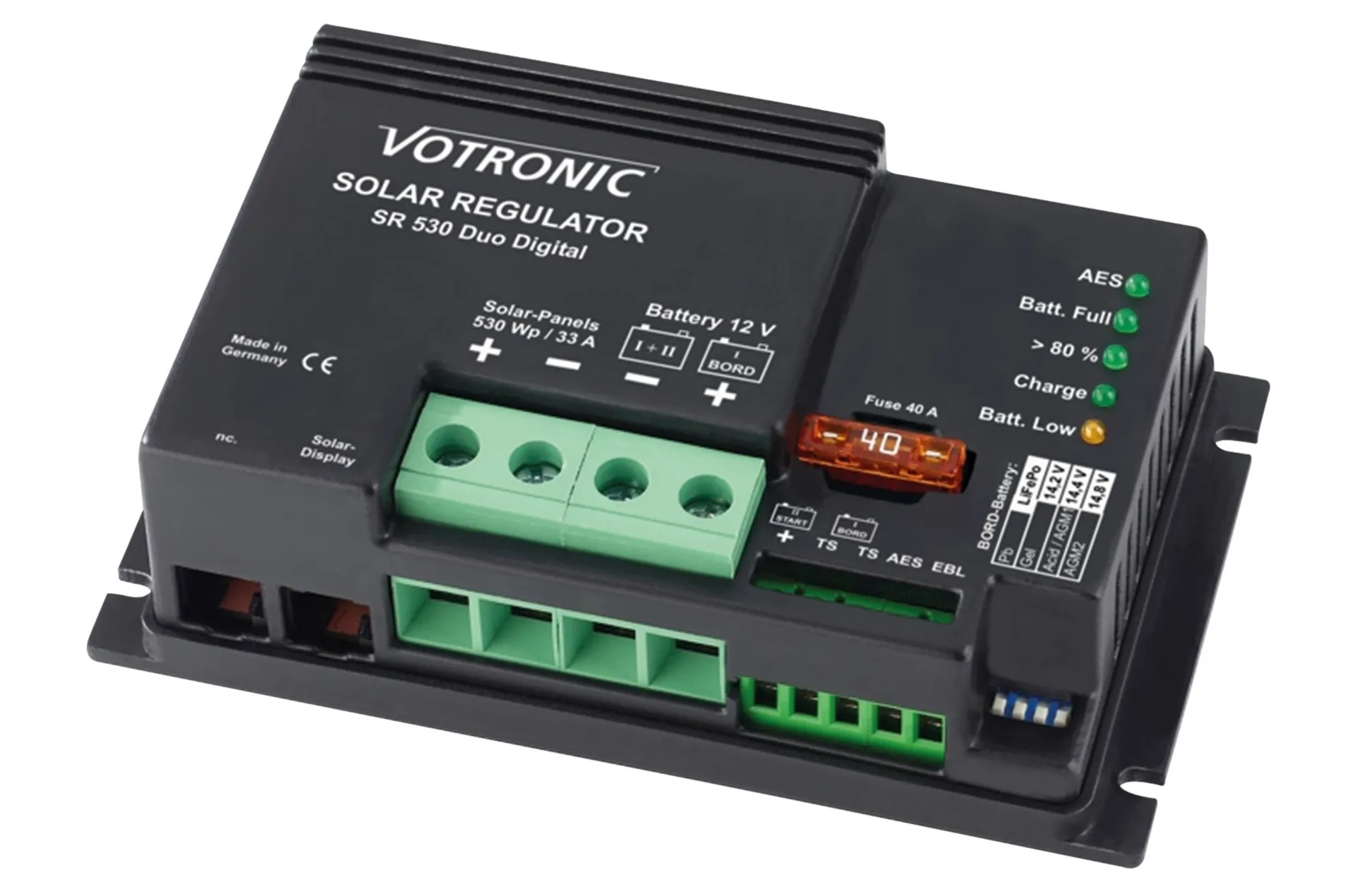 Votronic Solar-Laderegler SR 530 Duo Digital