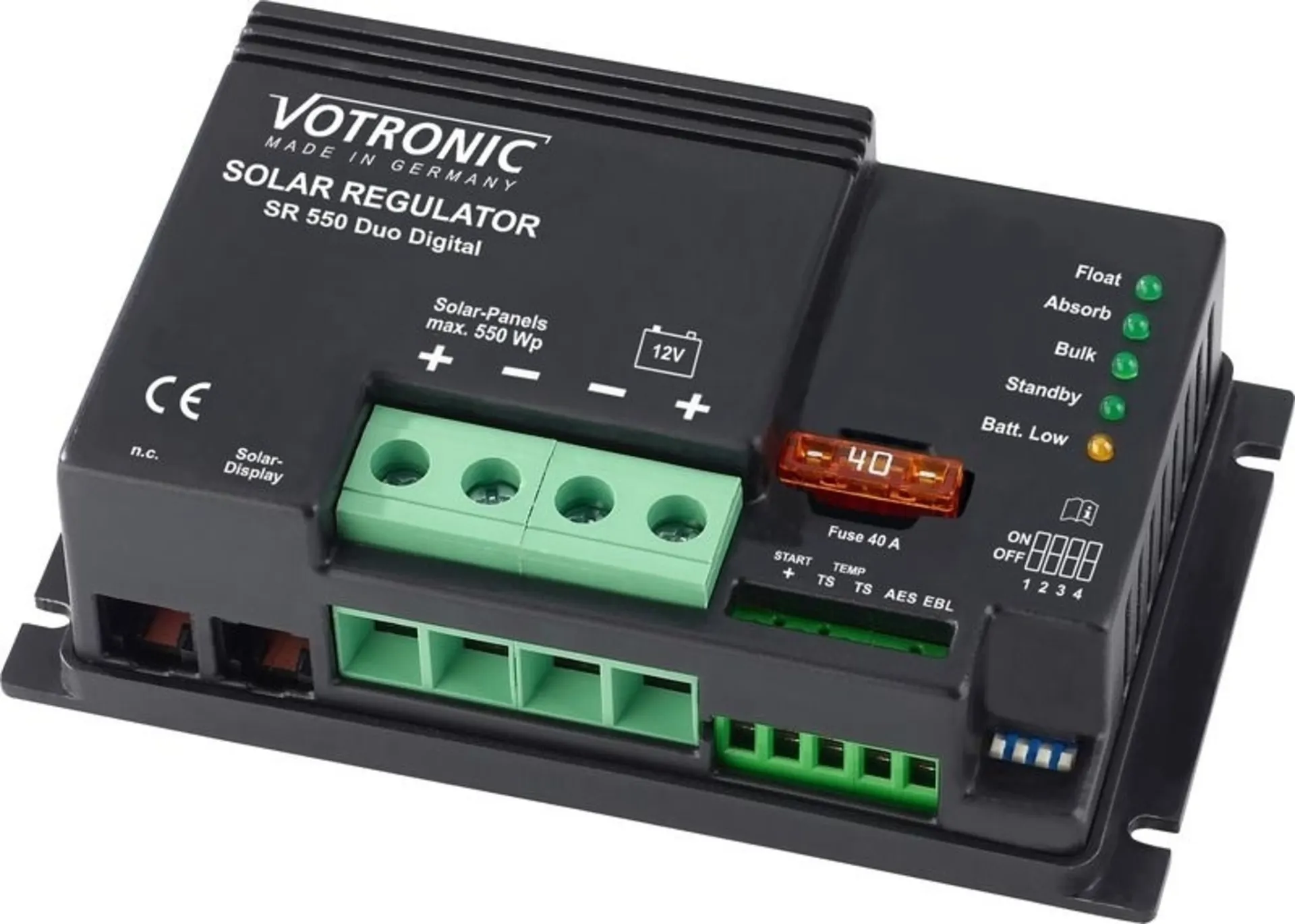 Solar-Regler SR550 Duo Digital 12V