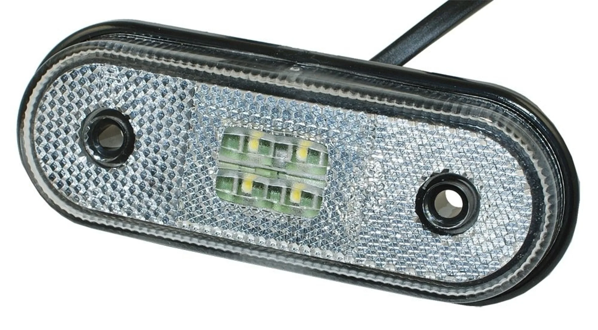 Feu de position LED Unipoint blanc 12/24V