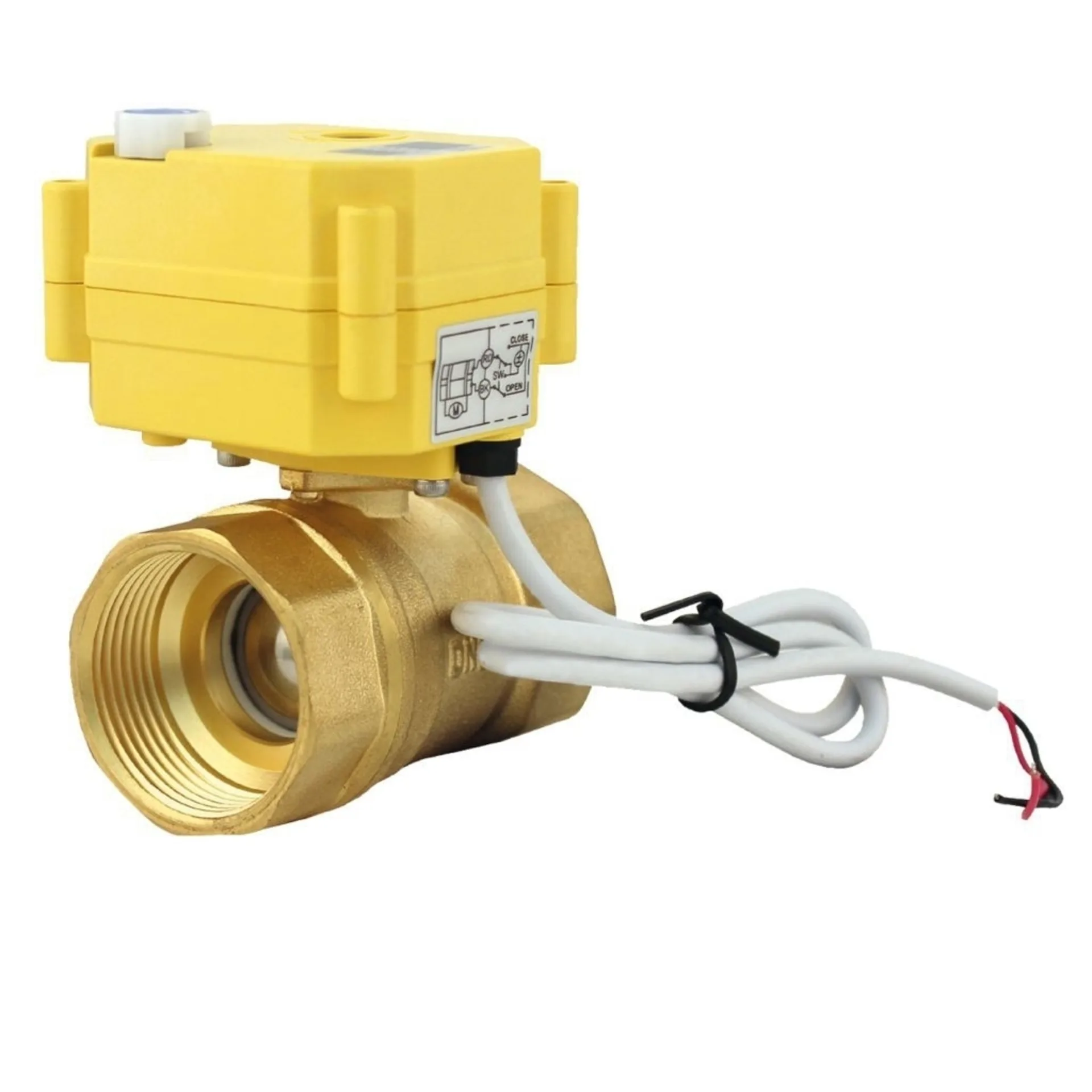 Elektrisches Kugelhahnventil-Sys 490 mm