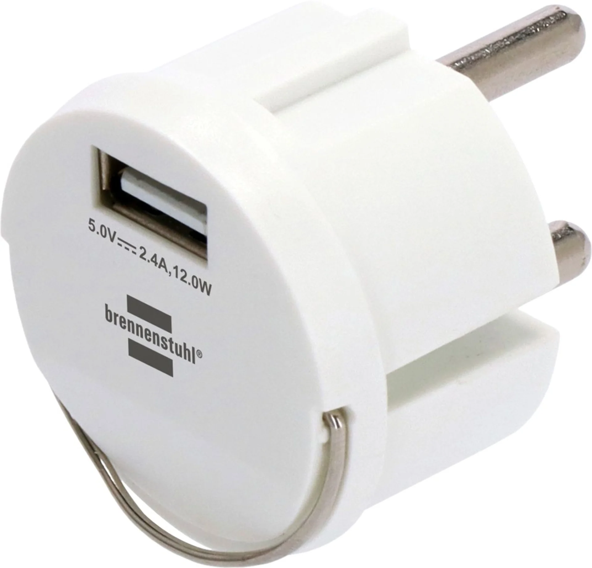 Brennenstuhl Steckdosenadapter Schutzkontakt 230 V auf USB-A 5 V Brennenstuhl Steckdosenadapter Schutzkontakt 230 V auf USB-A 5 V