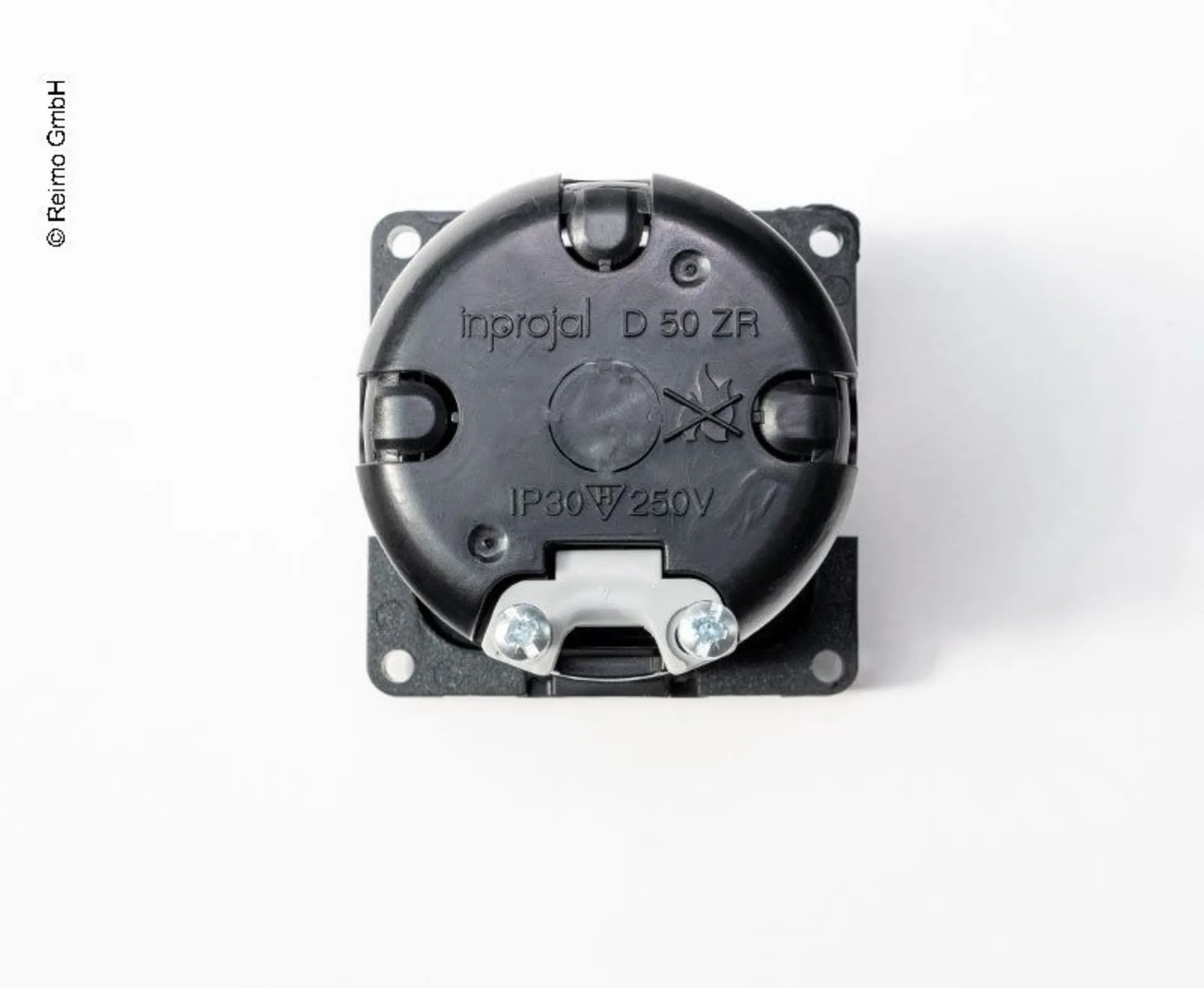 12V Dimmer für LED-Beleuchtung bis 32W, in der Farbe Dunkelgrau ohne Rauchschutz und mit RAL7015-Farbton