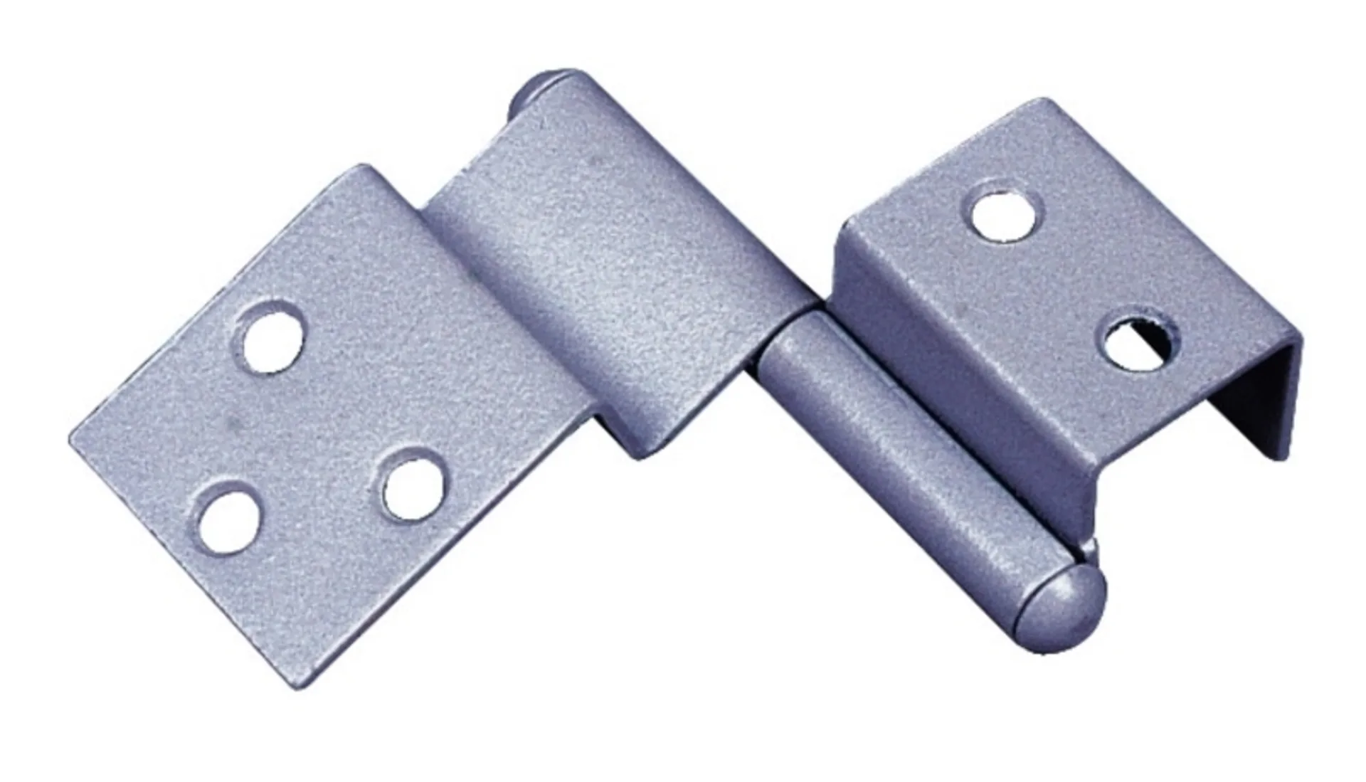 2 Spezialscharniere links (mittelgrau)