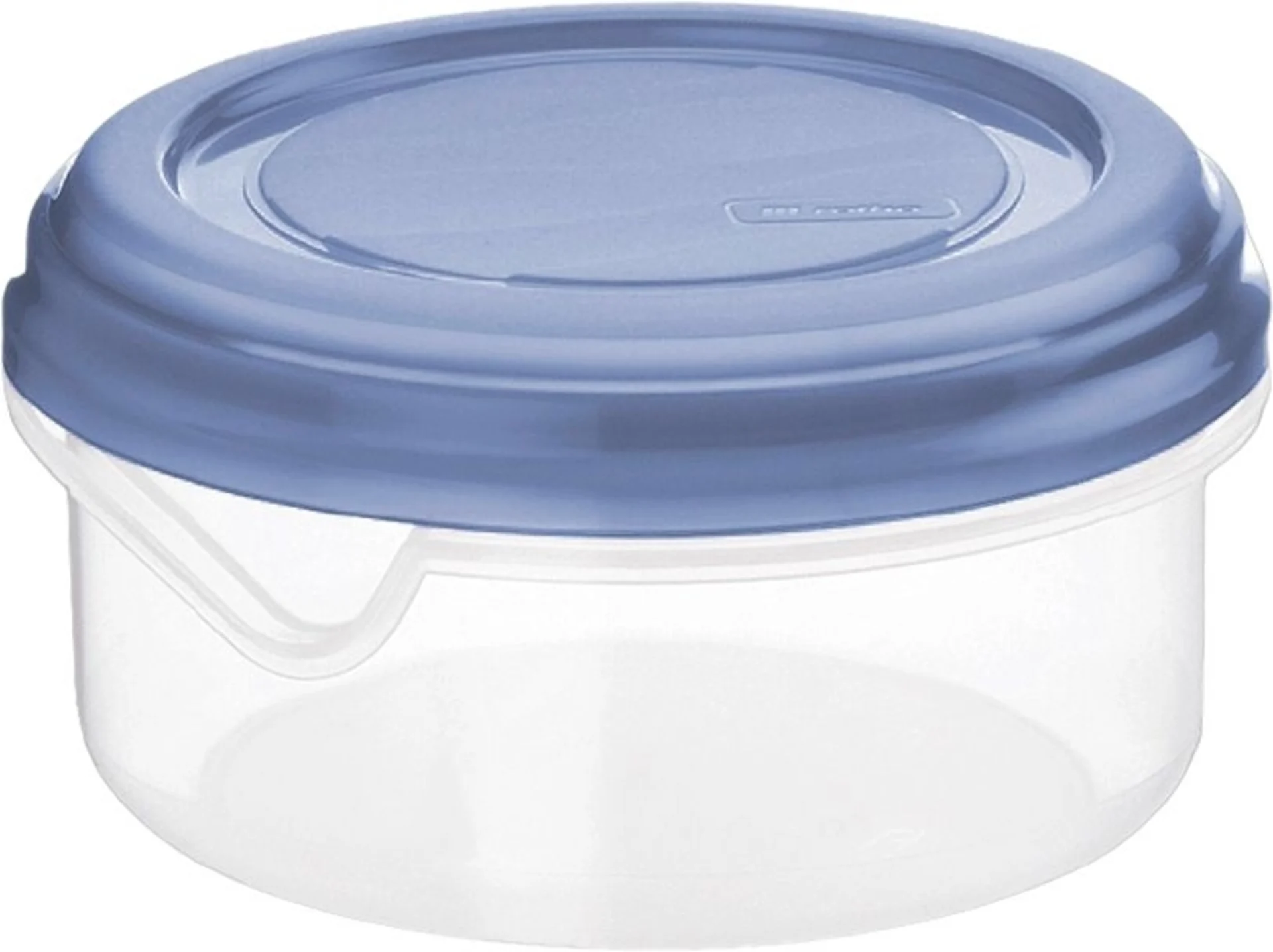 Boîte réfrigérante Rotho ronde / plate Rondo 0,4 litre, bleu horizon