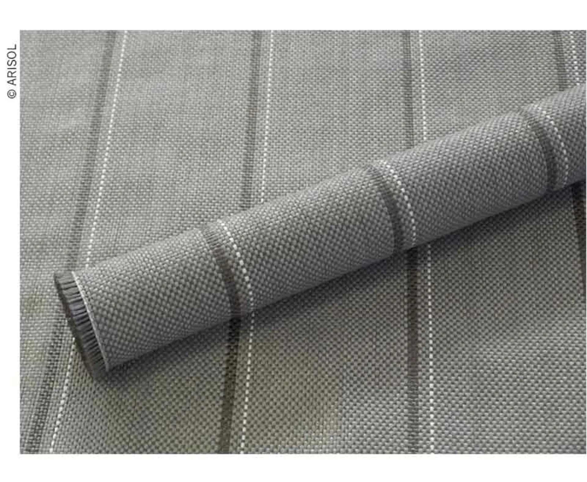 Arisol tapis de tente Deluxe en gris 2.5x4.5m avec clips de fixation