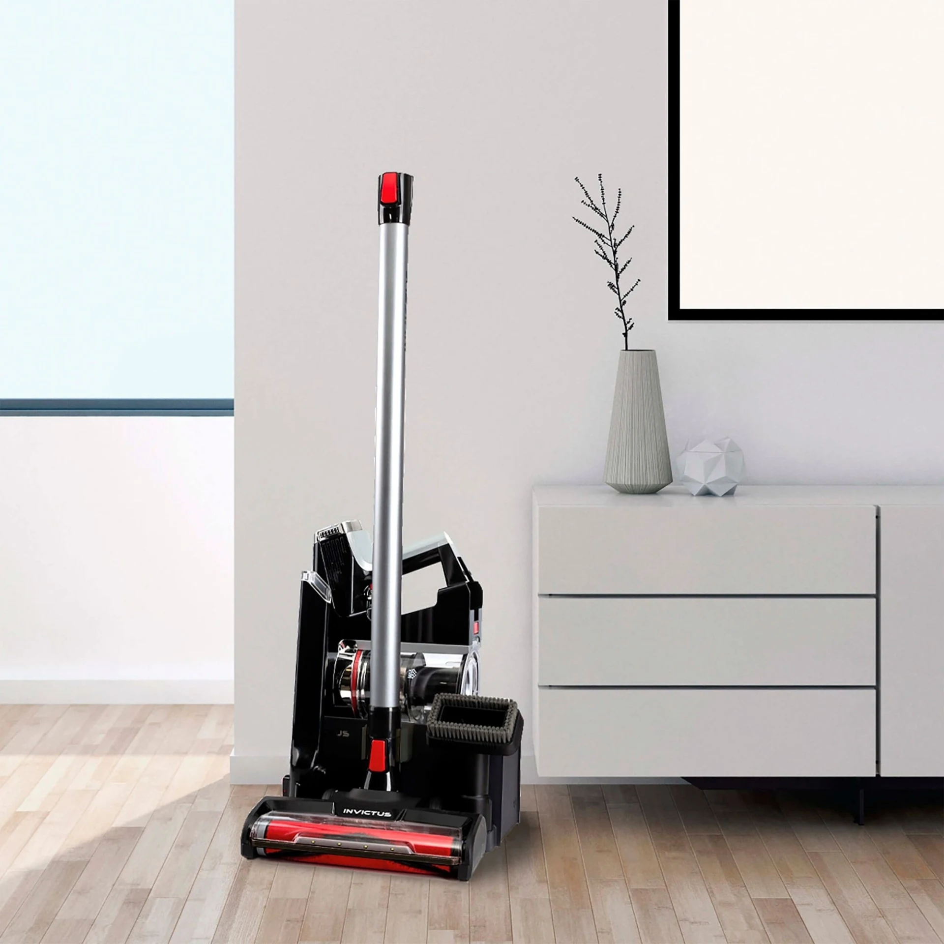 Invictus X9 Aspirateur à batterie y compris mini brosse électrique motorisée 23 pièces