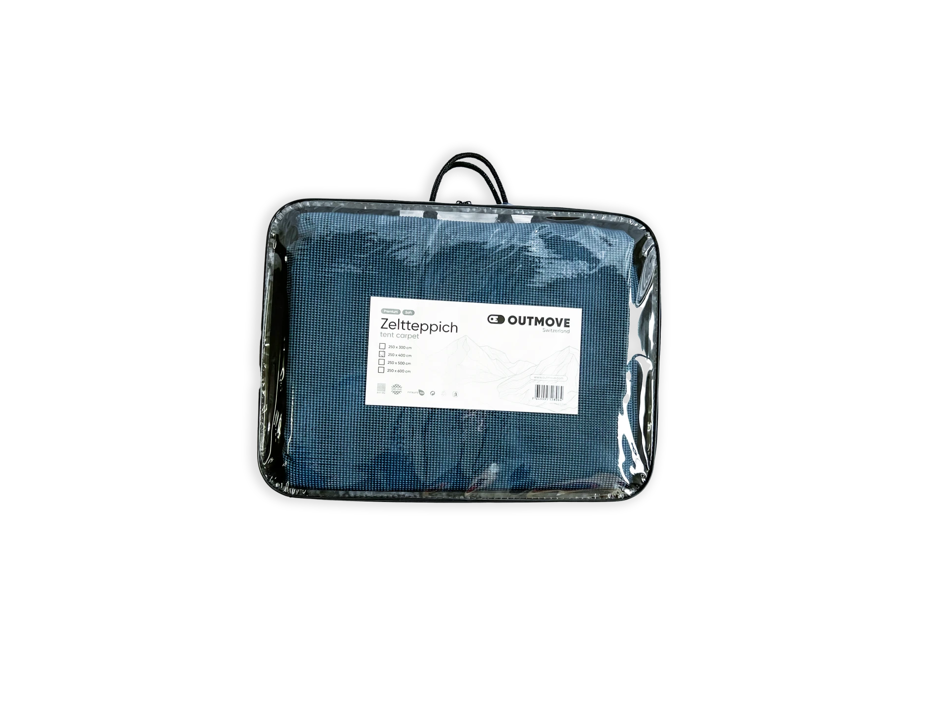 Outmove Zeltteppich Premium Soft - 250 x 500 cm