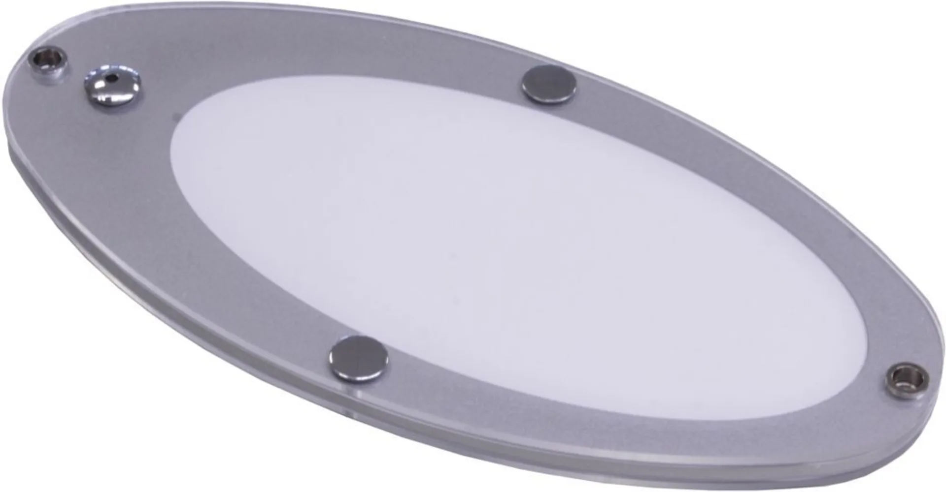 Dimatec LED plafonnier argent ovale