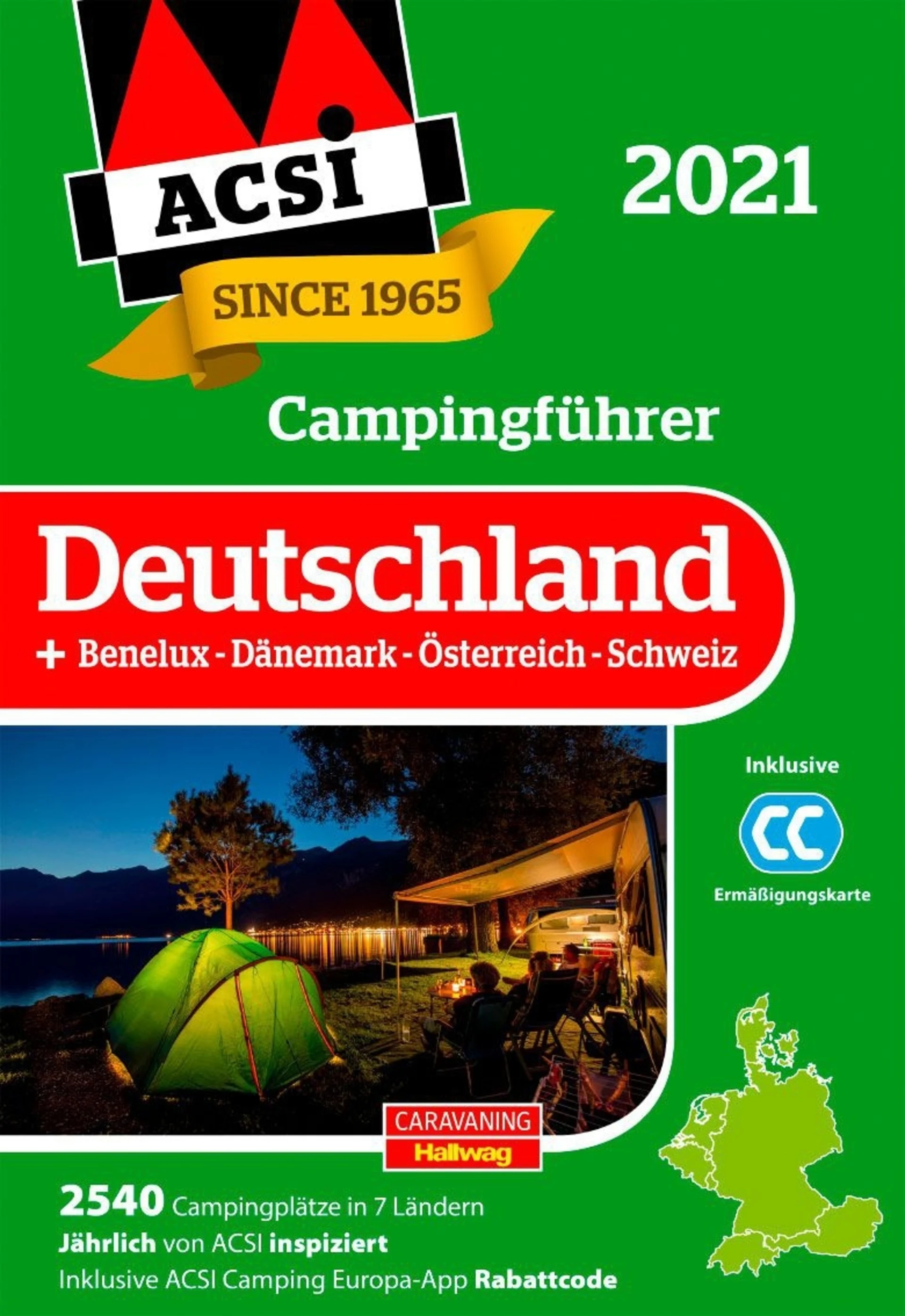 ACSI Campingführer Deutschland 2021 inkl. CampingC