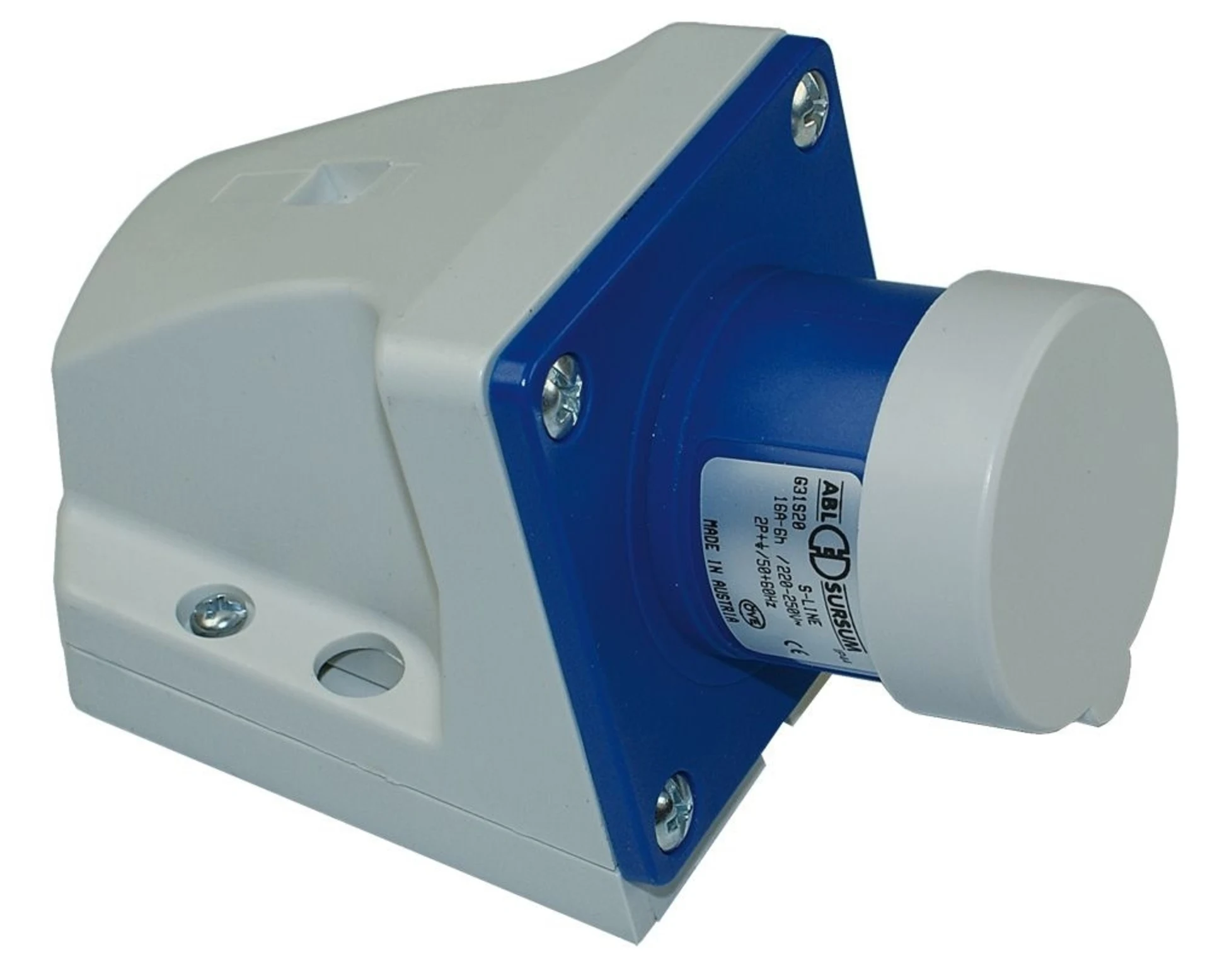 Abdeckkappe zu CEE-Stecker ø 43 mm