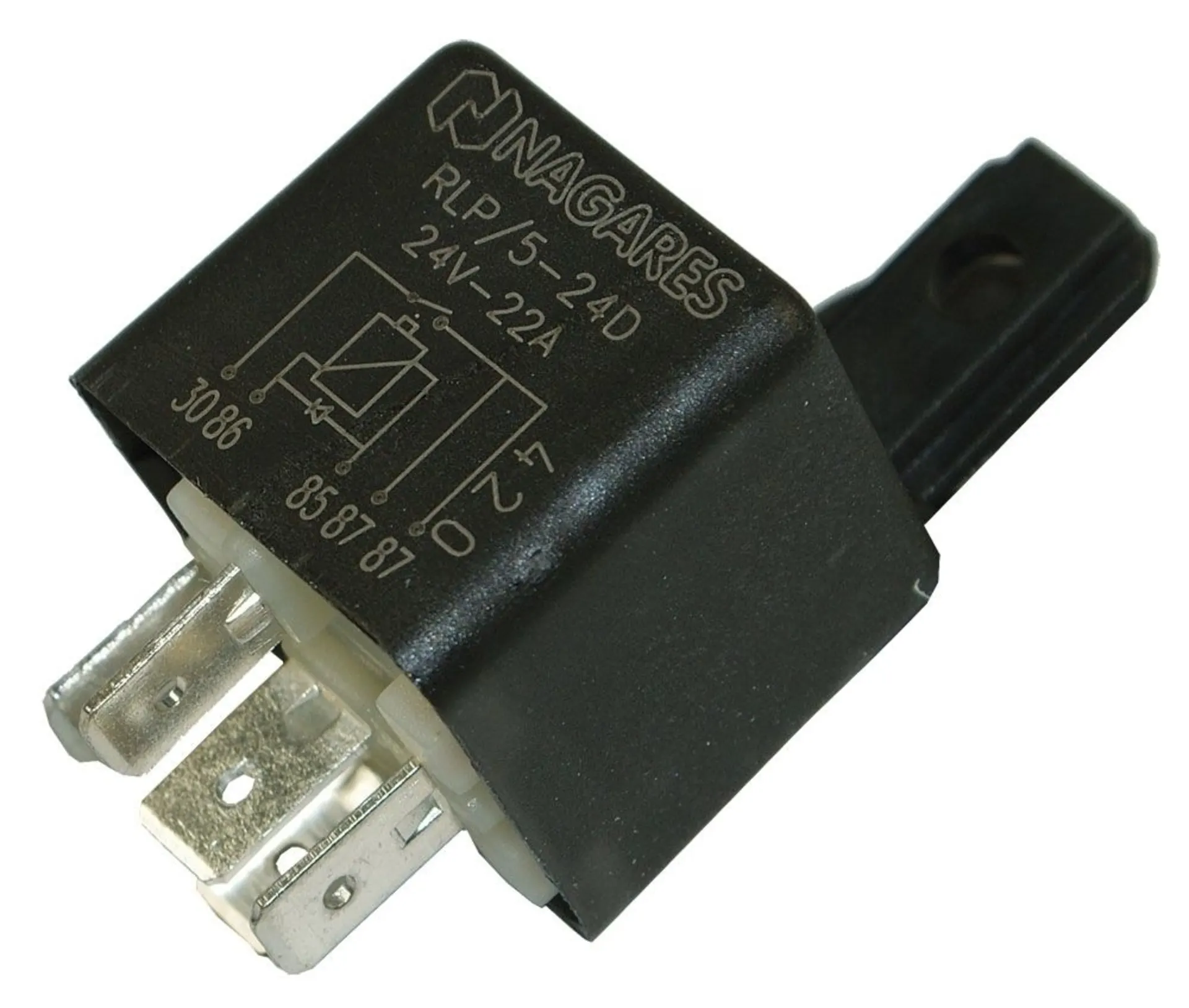 Mahle Mini-Relais mit Diode 24V 20A 0 - 1 / 24V 20A / 2 x 87