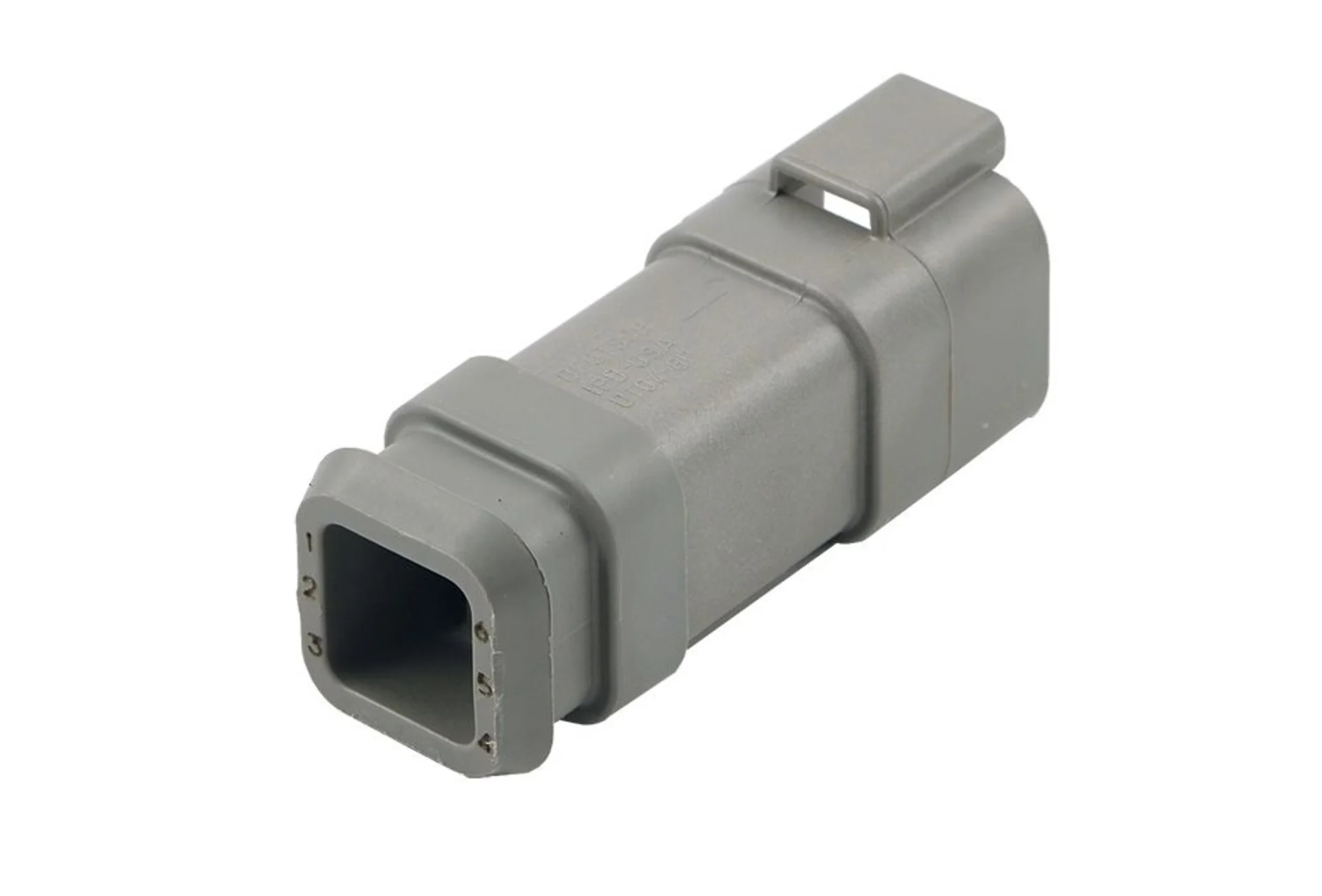 "Deutsch" Steckdose - 6 pol. mit Adapter 6-polig