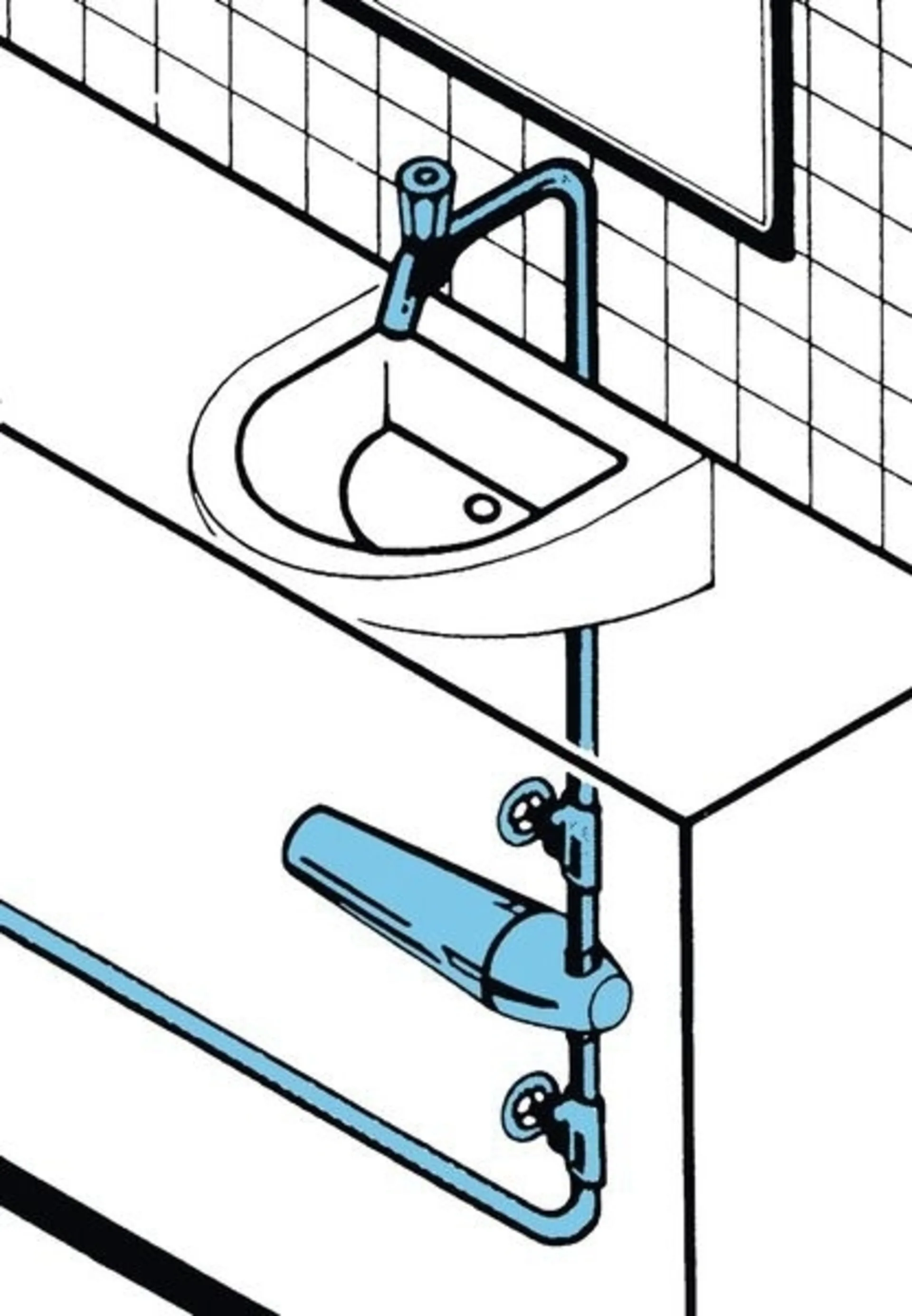 Boîtier de filtre encastré pour une eau potable rafraîchissante et sûre directement du robinet