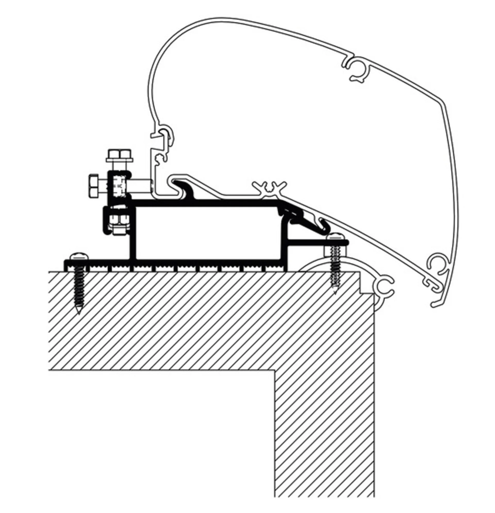 Adaptateur Roof Top pour Thule série 6