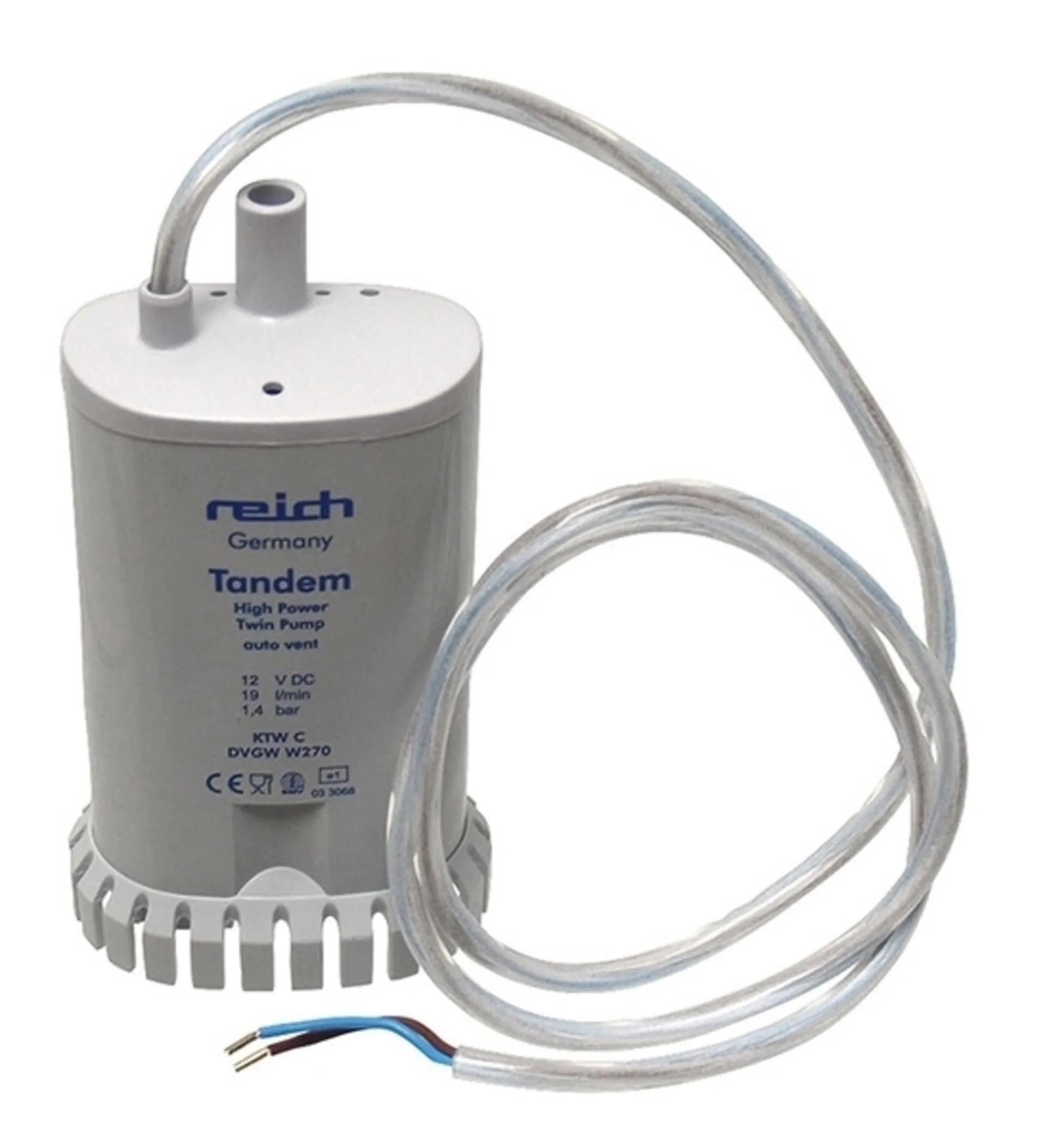Pompe submersible Tandem 19 l/min, emballée en libre-service