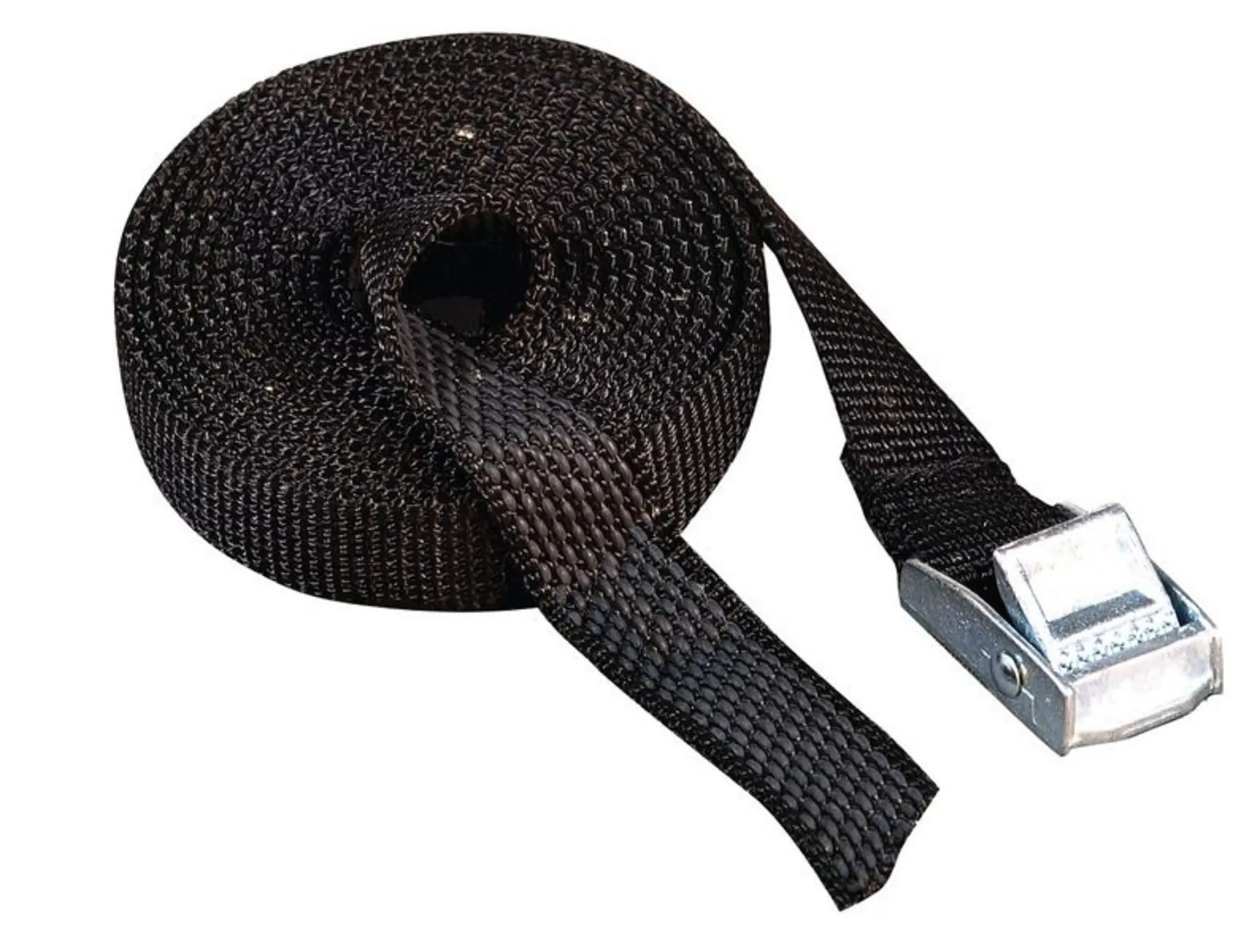 Sangles de serrage caoutchoutées, 2 pièces, 2m x 18mm, noir