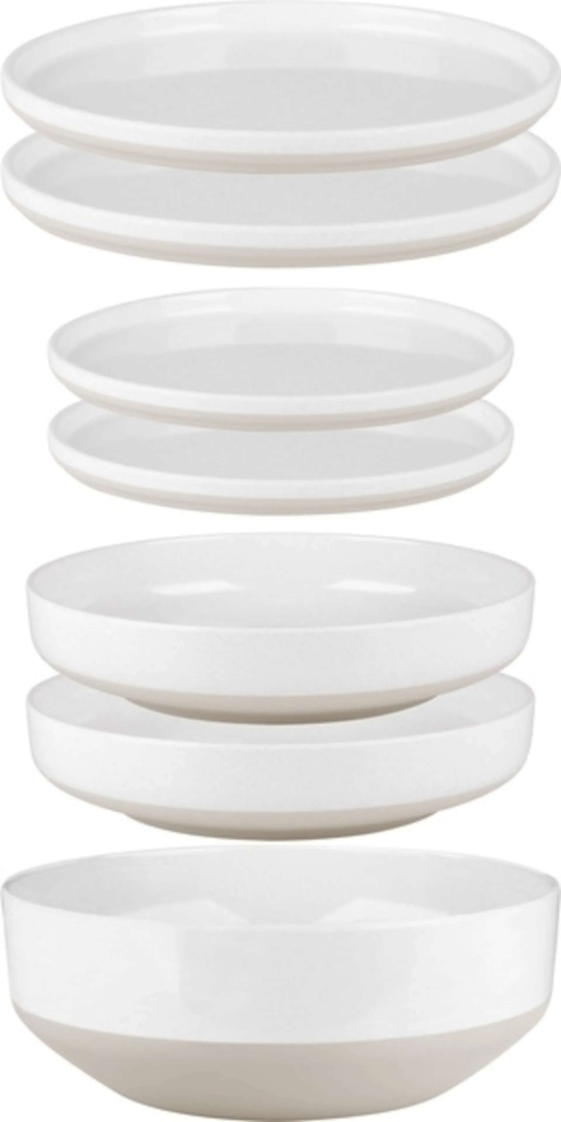 Melamin-Geschirr-Set Odette - 7-teilig - Für 2 Personen