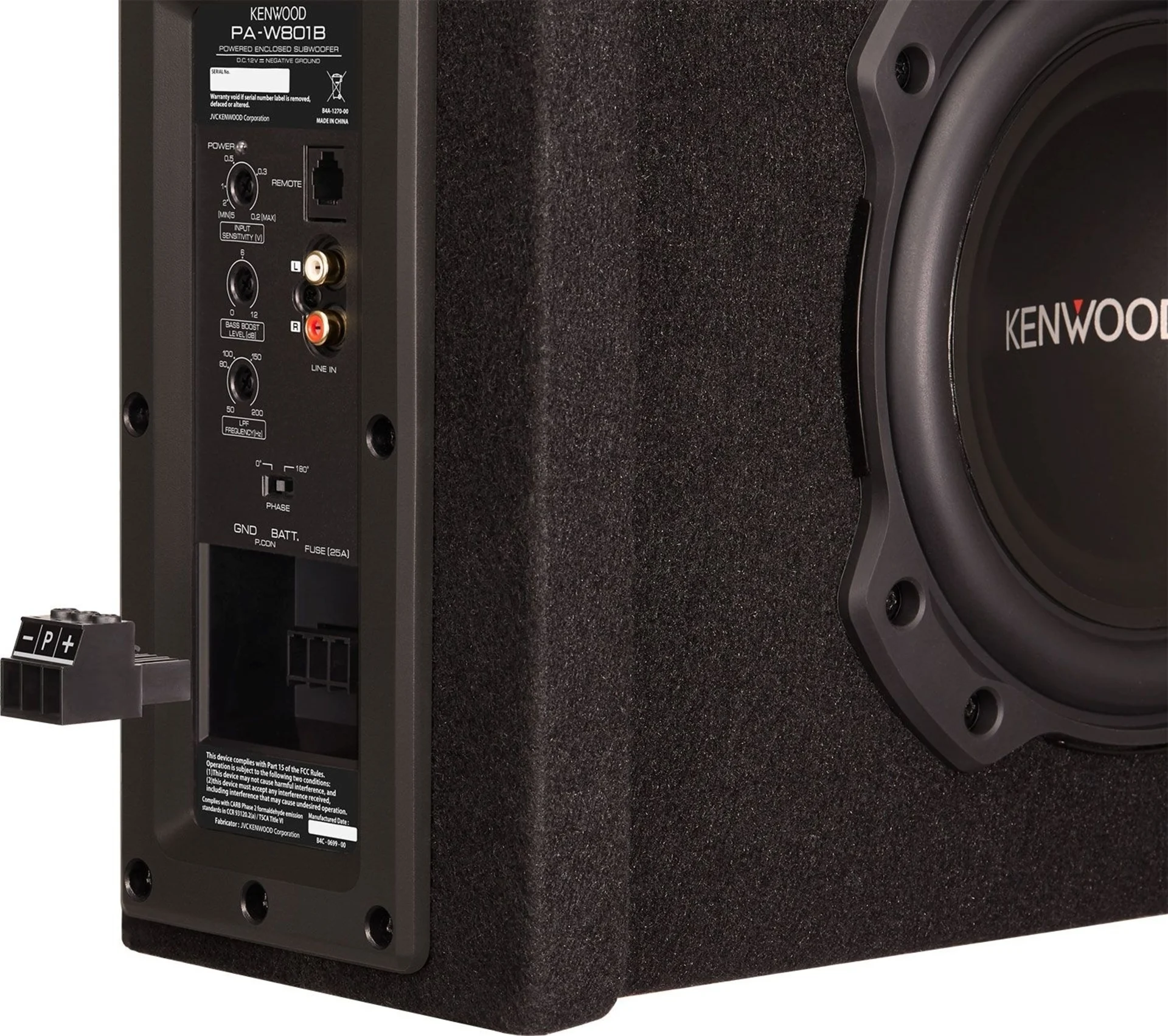 Kenwood PA-W801B Subwoofer