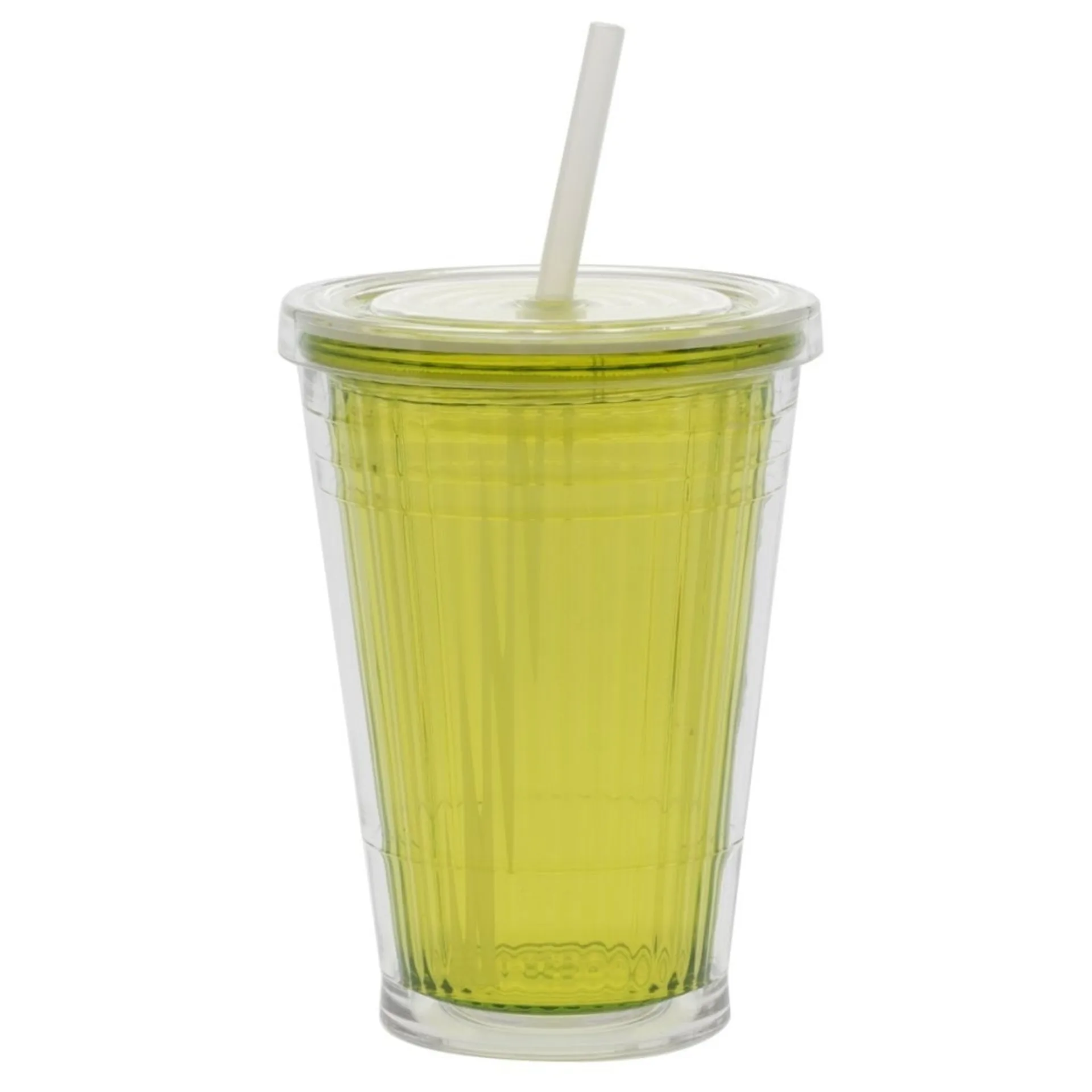 Gobelet isotherme avec paille 450 ml