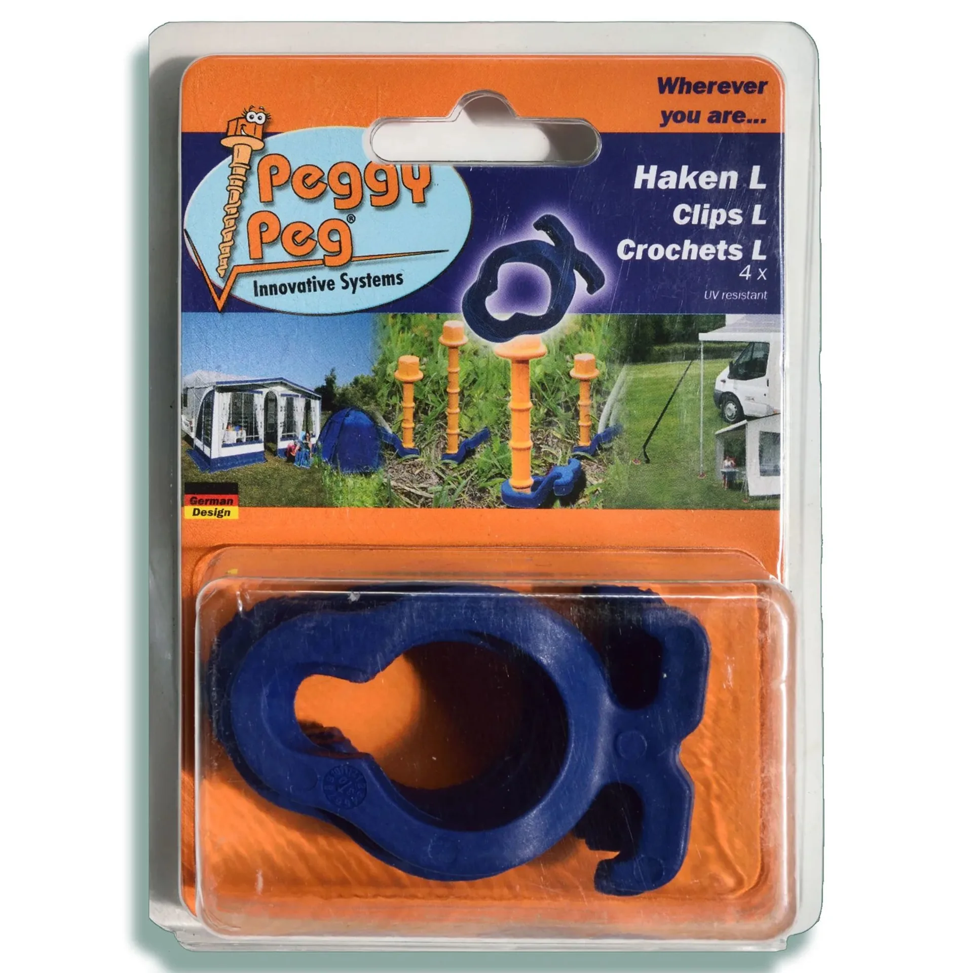 Peggy Peg Haken L 4er Set
