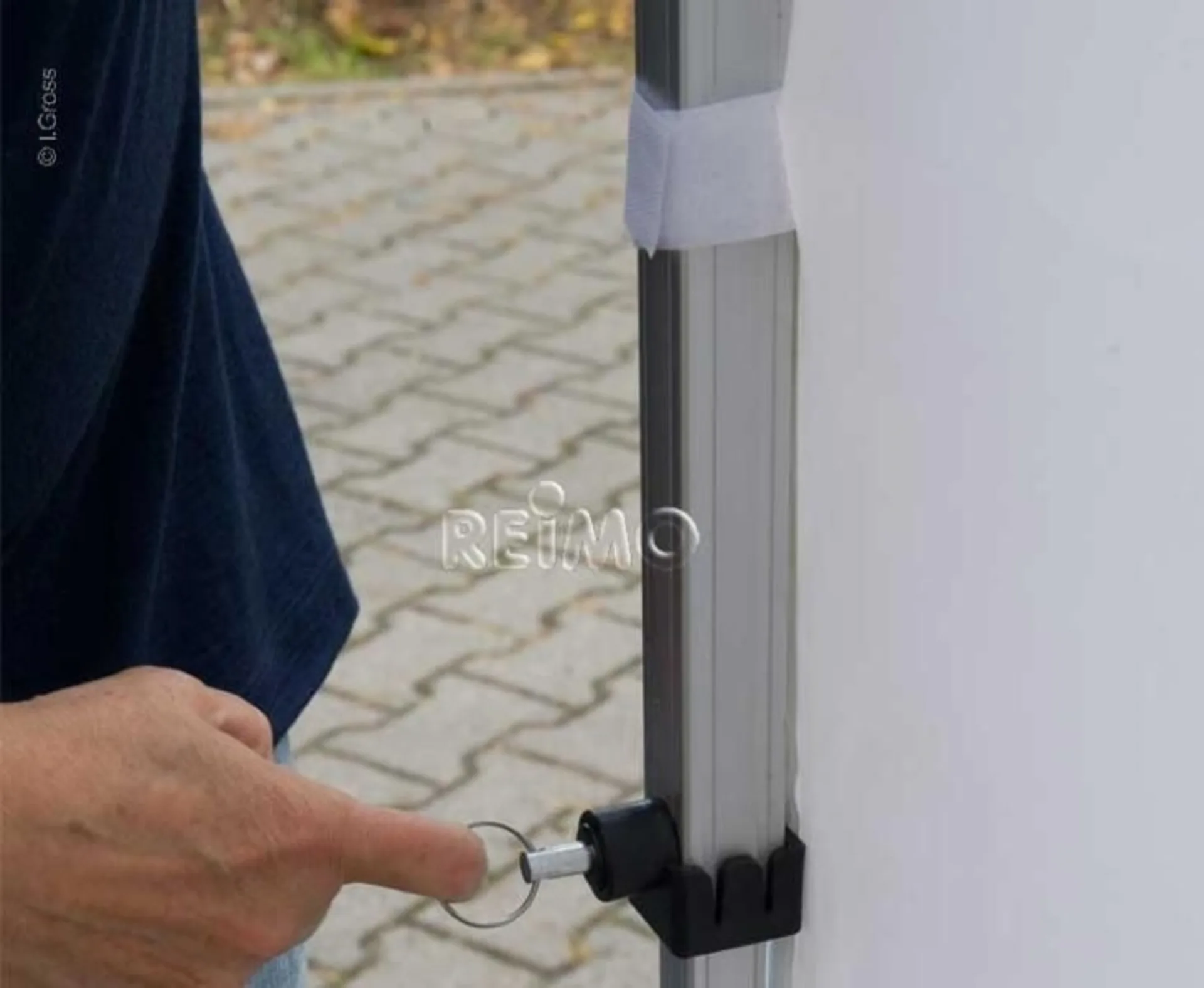 Panneau latéral de la tente Pavil.blanc