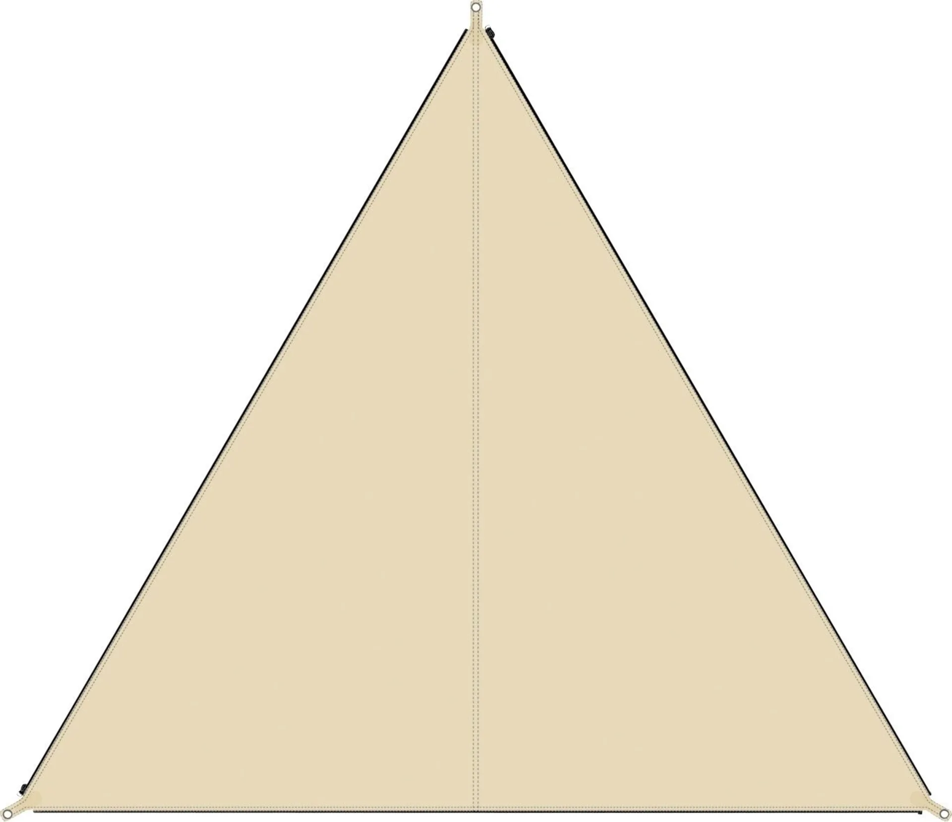 Bent Sonnensegel Zip-Canvas Single Sand