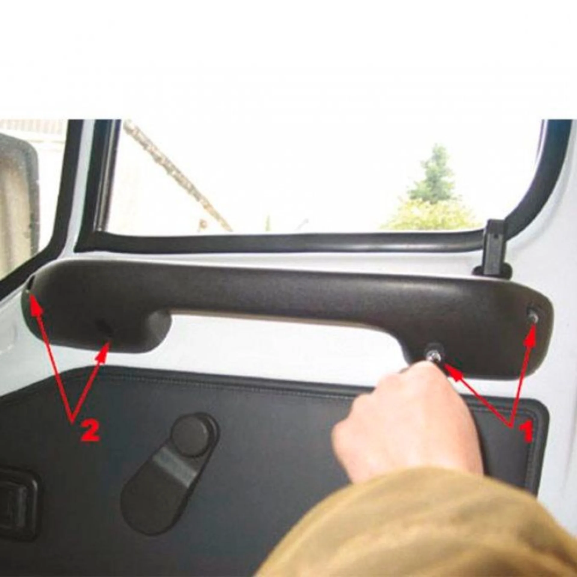 Serrure à pêne dormant HEOsafe pour portes de cabine (Fiat Ducato 230, Peugeot Boxer, Citroën Jumper 1994 - 2002)