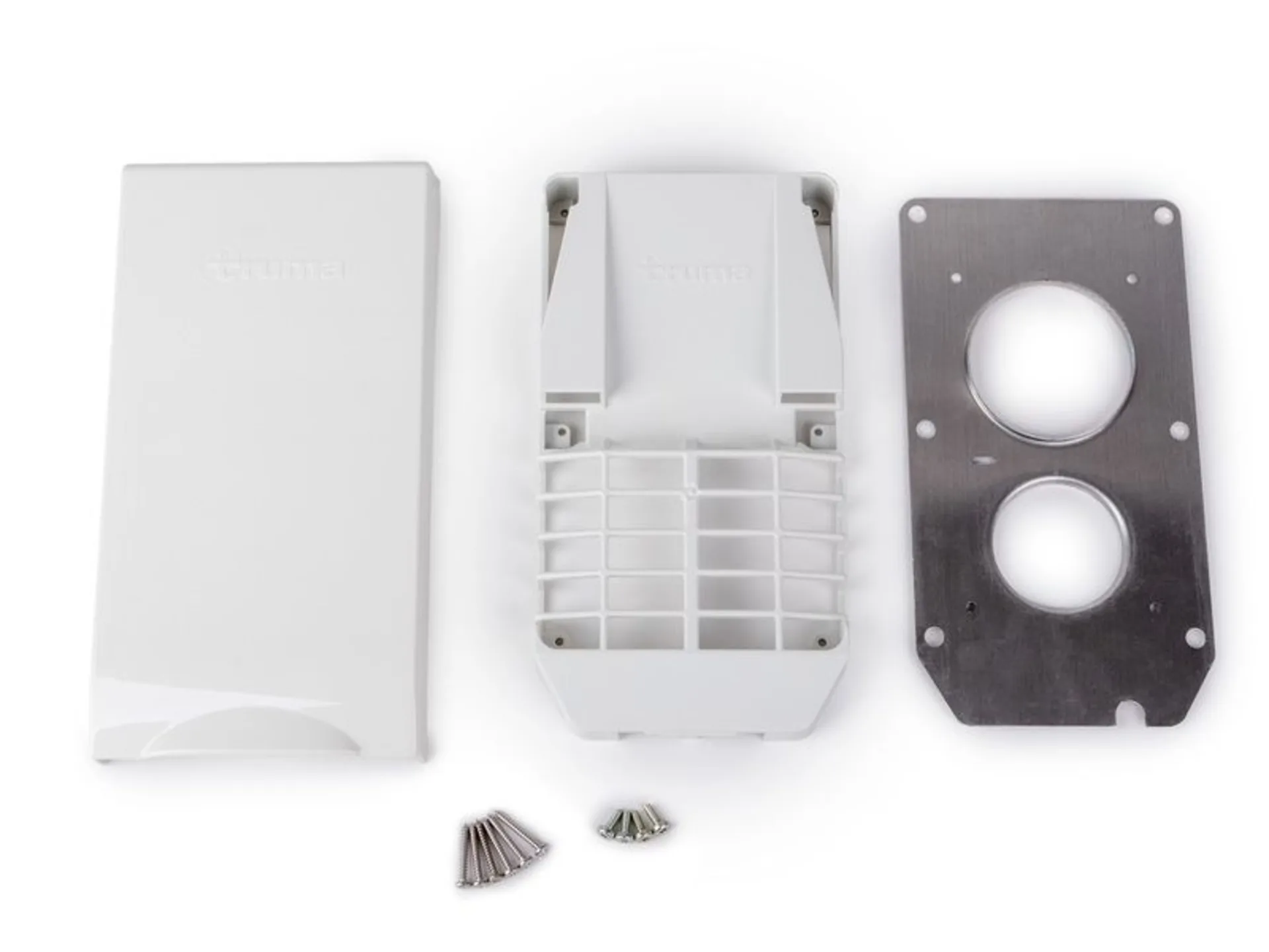 Set de cheminée blanc pur