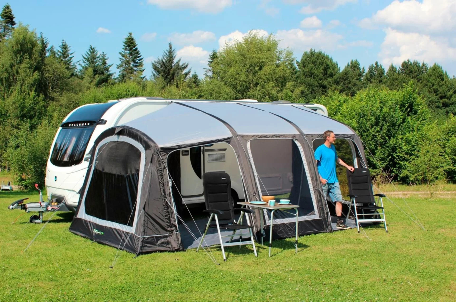 Outdoor Revolution Cayman Classic MK2 F/G Auvent léger Low Mid 180 à 240 cm
