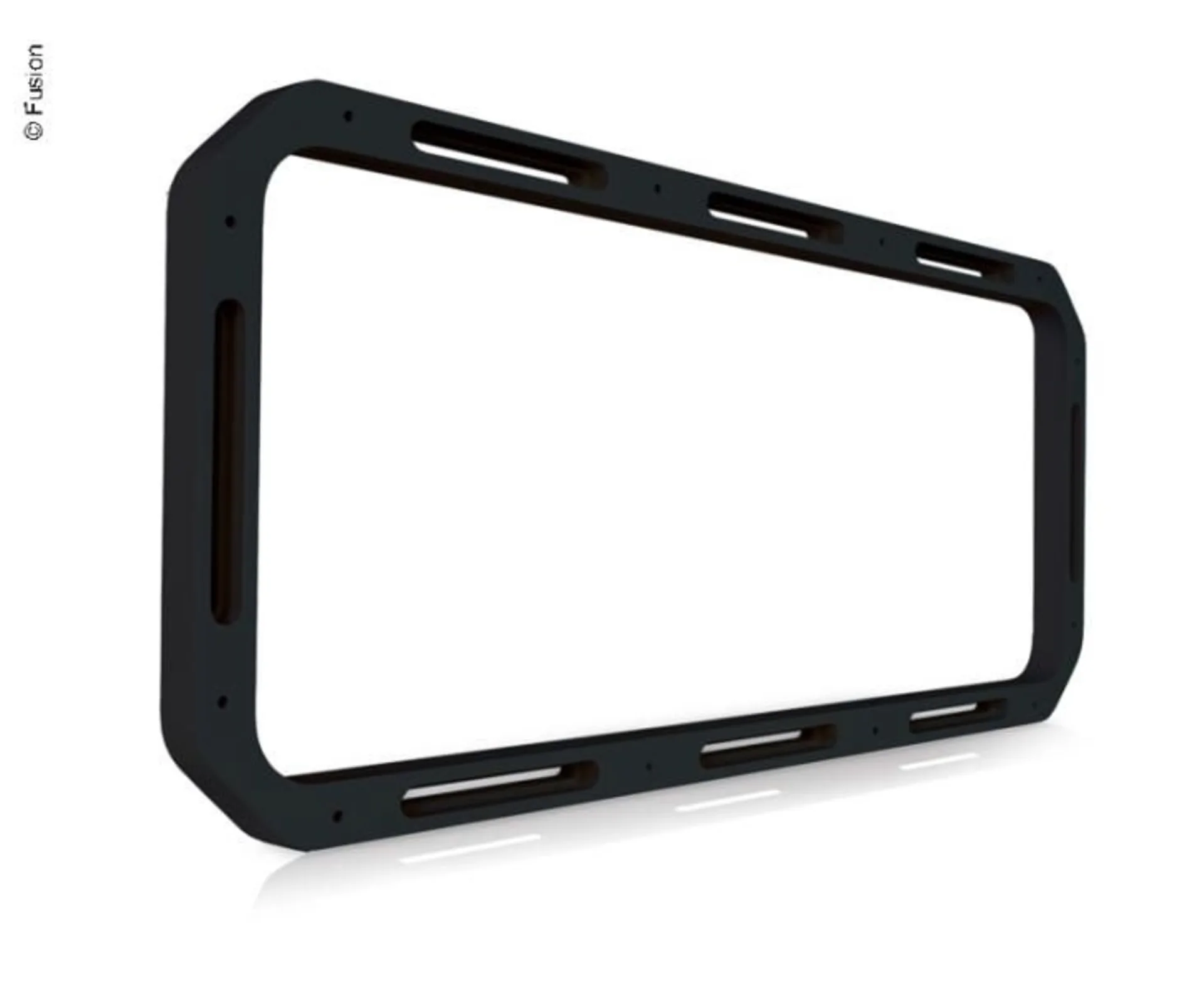 Befestigungsrahmen für Lautsprecher, schwarz 16mm,