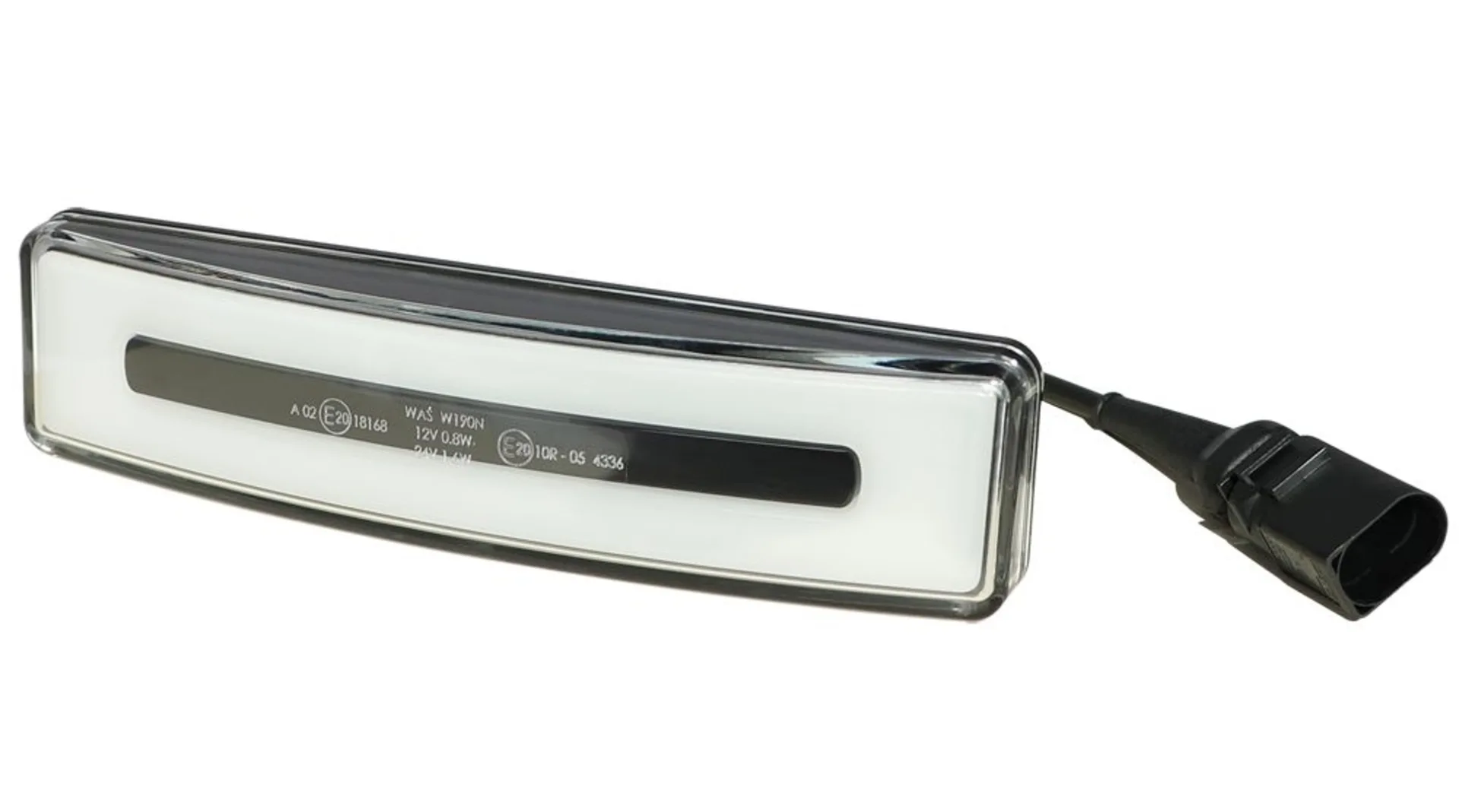 WAS - LED-Positionsleuchte 12/24V Neoneffekt 180x43mm, passend zu Scania 4, P, G und R mit Steckanschluss WAS - LED-Positionsleuchte 12/24V Neoneffekt 180x43mm, passend zu Scania 4, P, G und R mit Steckanschluss