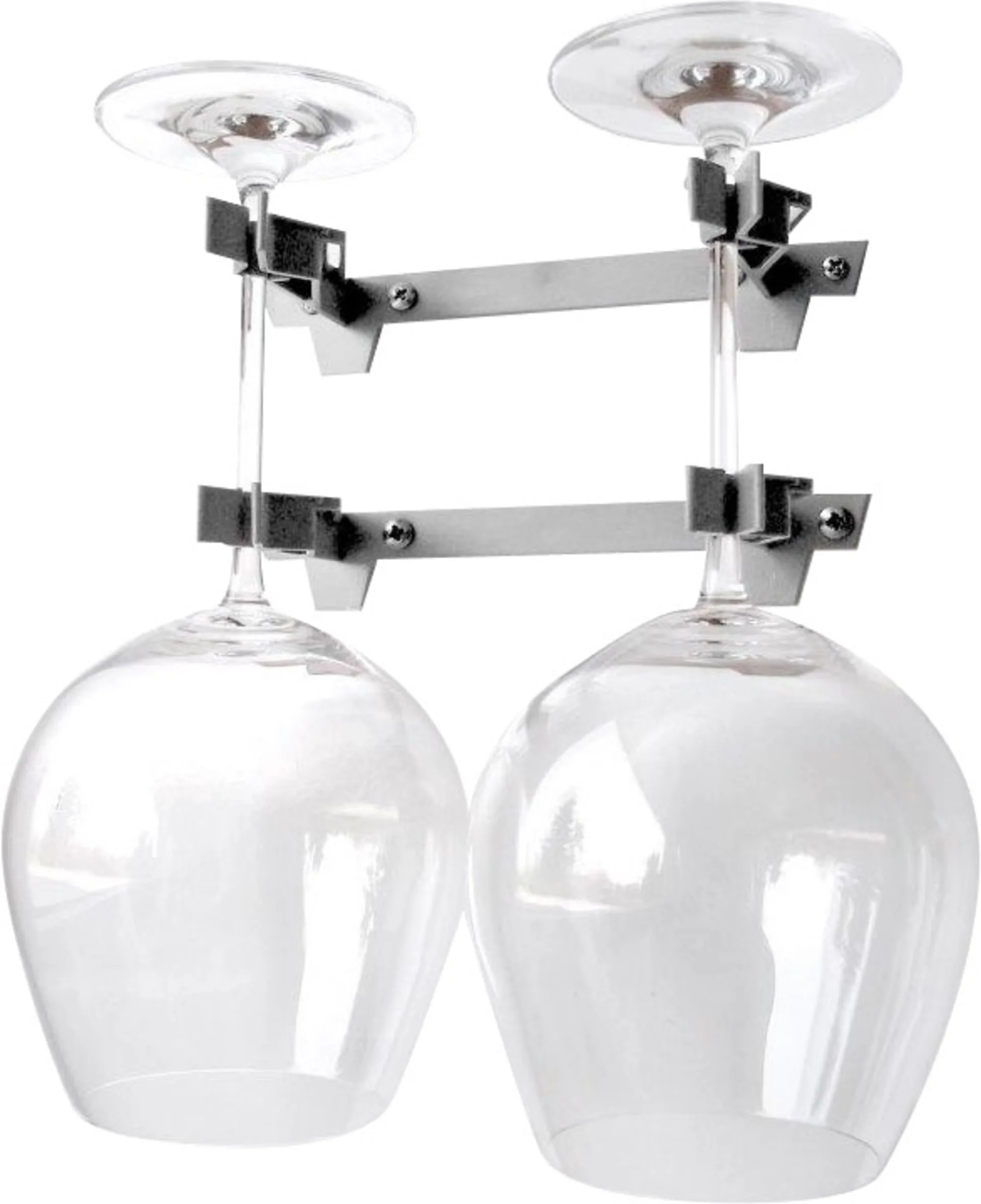 Doppellhalter Rotweingläser für 2 Gläser