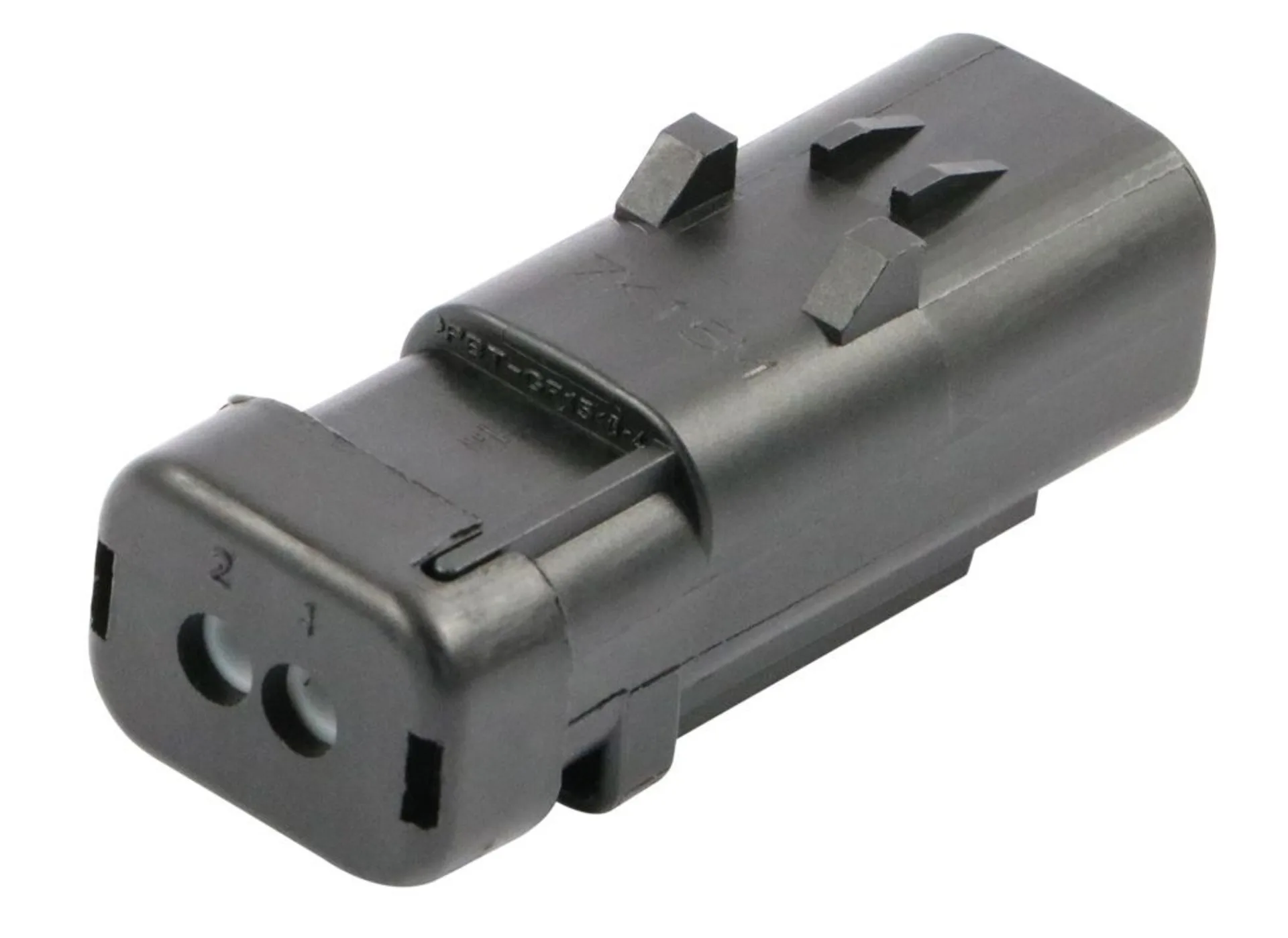 AMPSeal 16 - Stiftgehäuse - 2-pol. Key A rot 2-polig AMPSeal 16 - Stiftgehäuse - 2-pol. Key A rot 2-polig