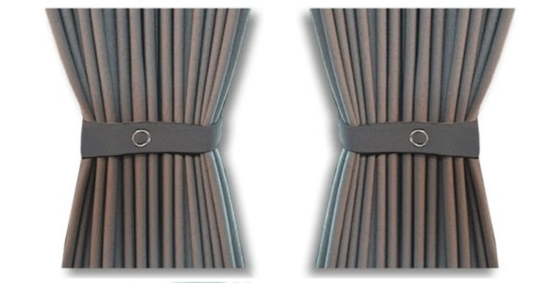 Kiravans Universal Vorhang Kit mit 140 cm Gerader Schiene 70 cm Vorhanglänge