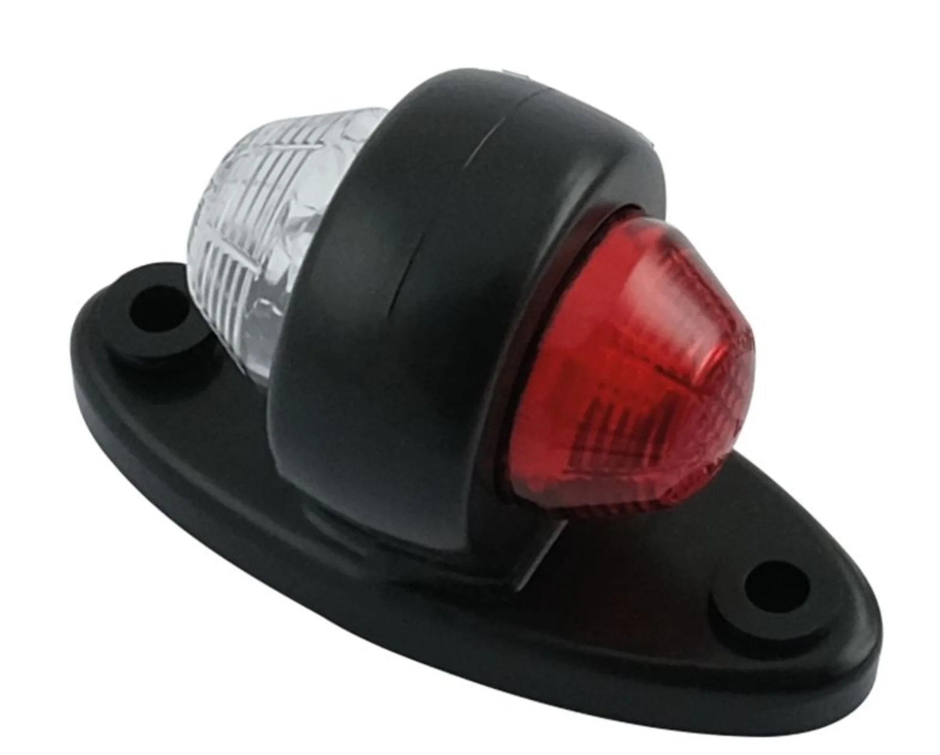 HORPOL - LED-Leuchte rot/weiss 12/24 V 86 x 44 mm, Li & Re HORPOL - LED-Leuchte rot/weiss 12/24 V 86 x 44 mm, Li & Re