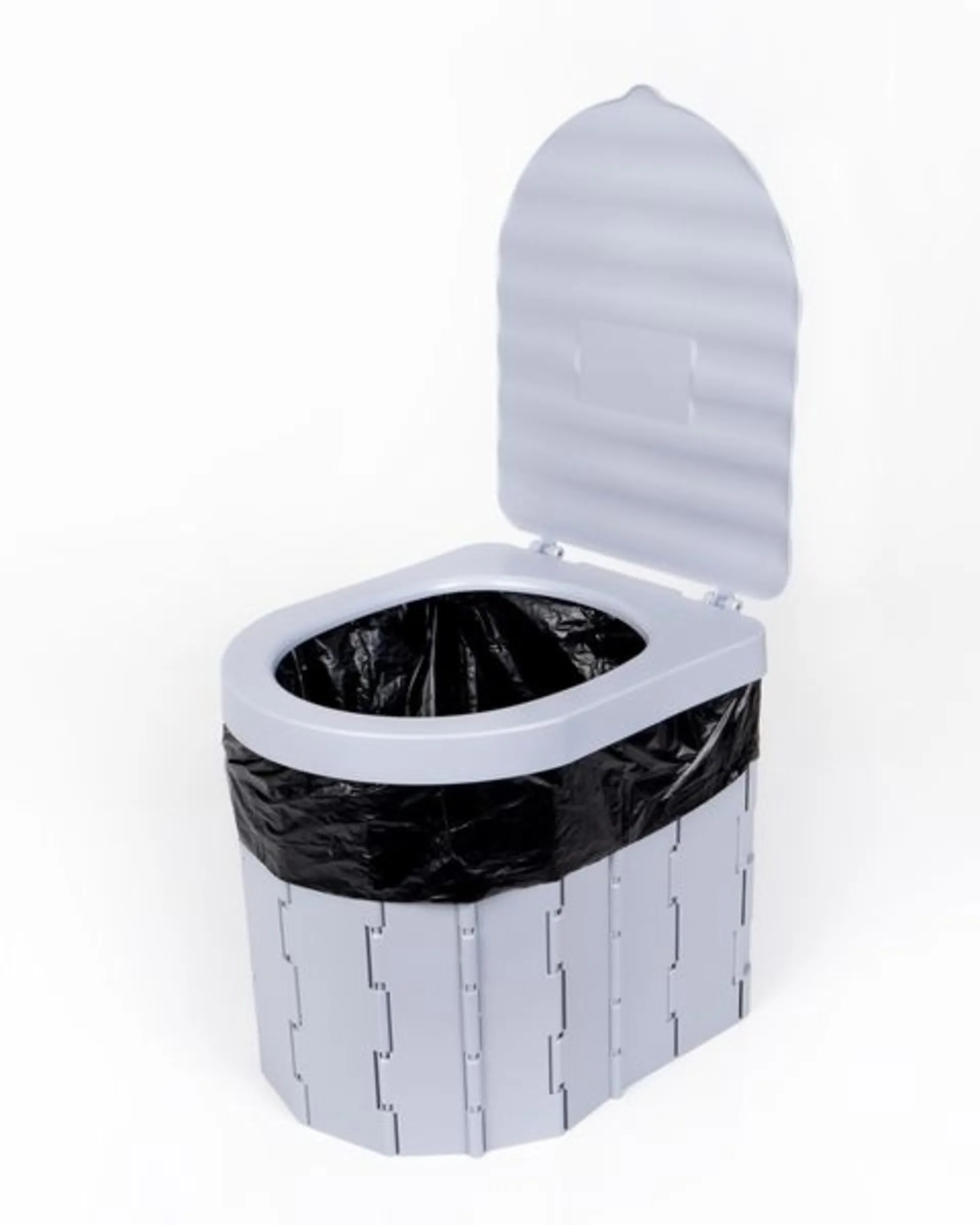 Faltbare Campingtoilette Mini inklusive Tragetasche und Beutel