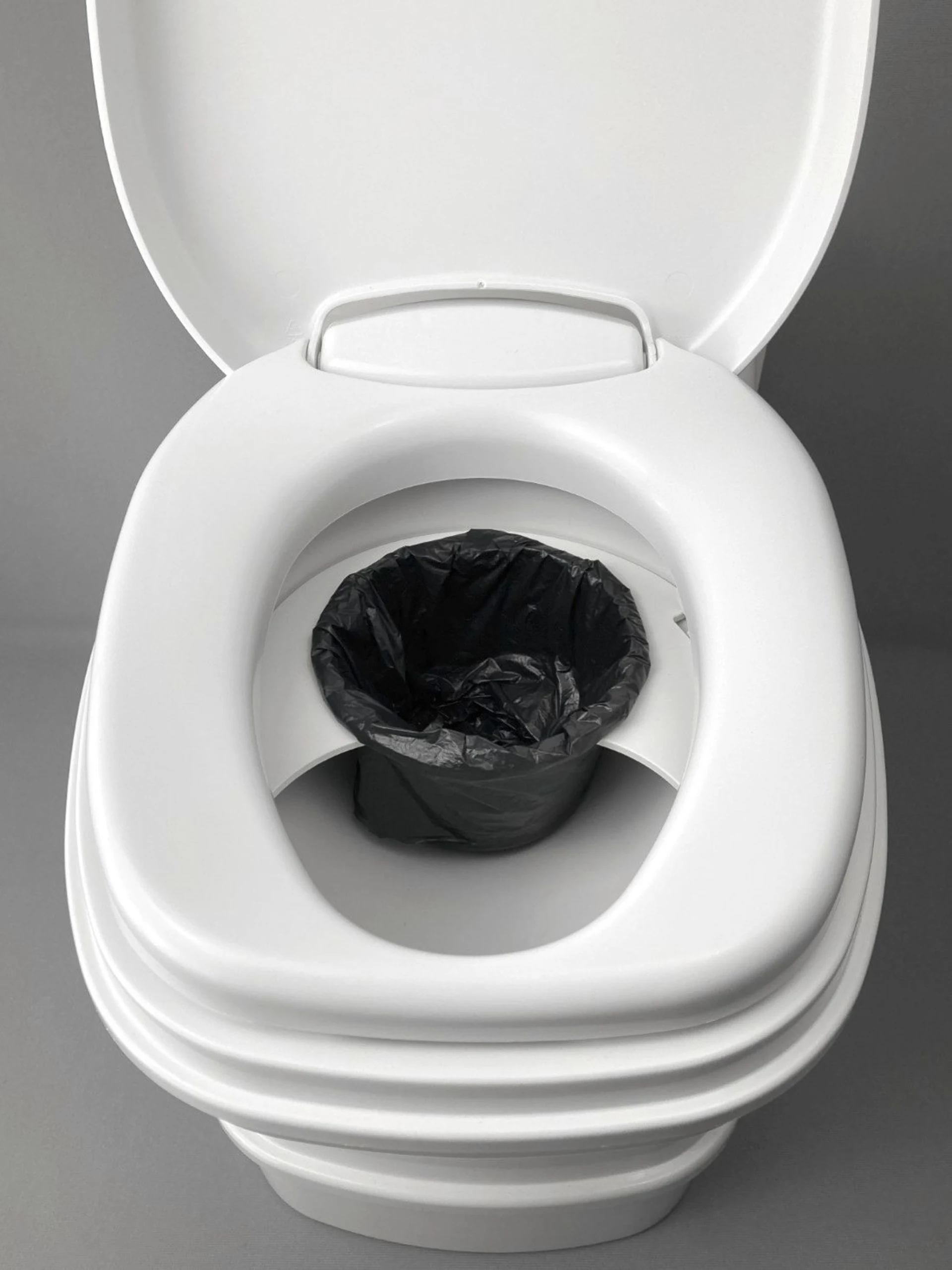 Flexaport Trenntoiletten-Einsatz Set passend für Thetford C200 weiß PVC mit 50 Tüten geruchsdicht inkl. Folienschweißgerät 15 cm