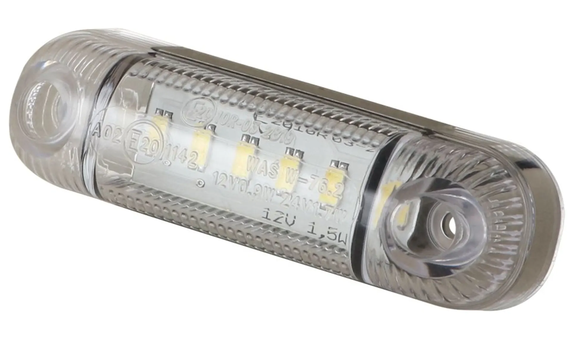 WAS - LED-Positionsleuchte 12/24V 84x24mm, Kabel 200mm