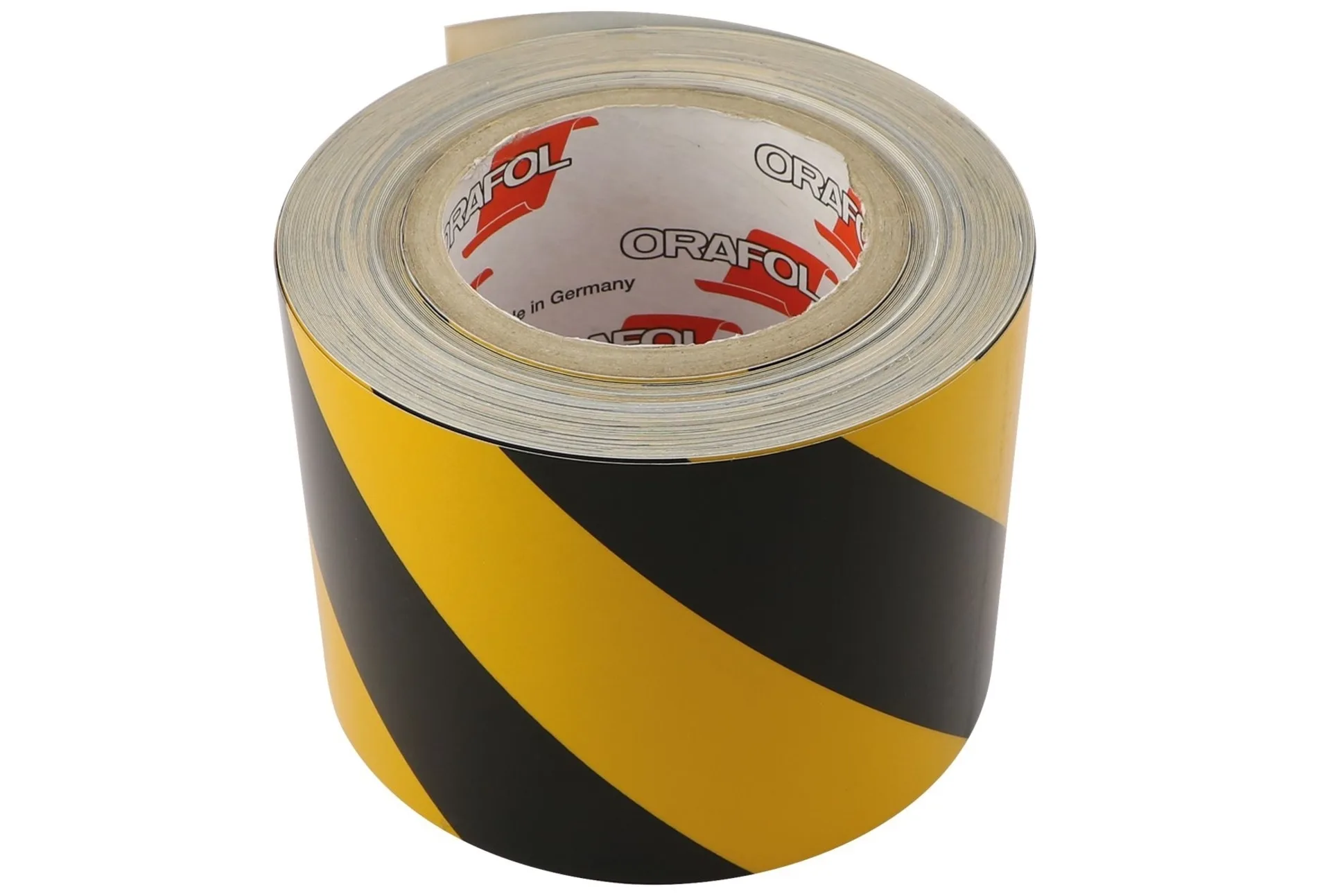 Reflektierklebeband rechts gelb/schwarz 100 mm