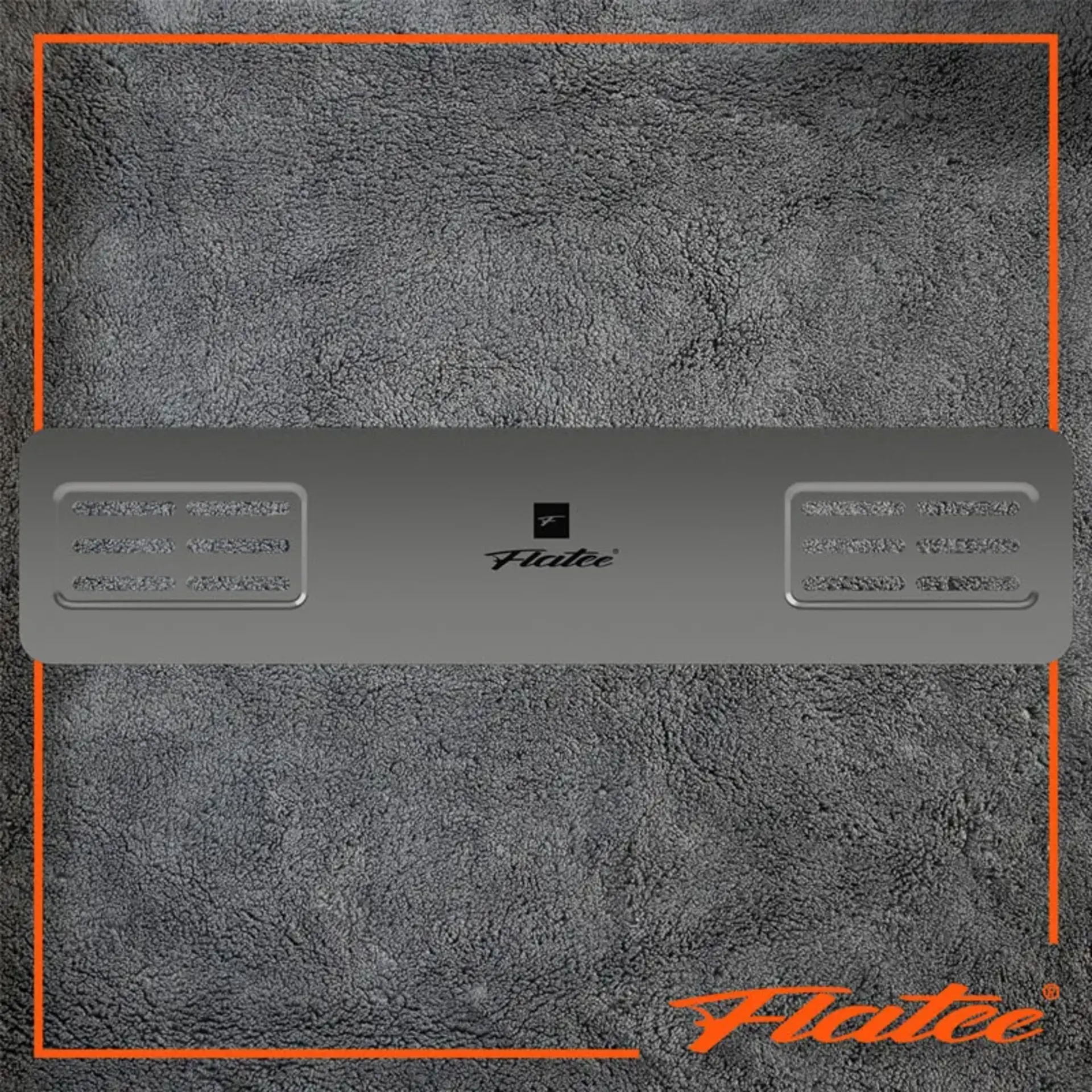 Flatee Montageplatte für Fahrzeugheck - Inox