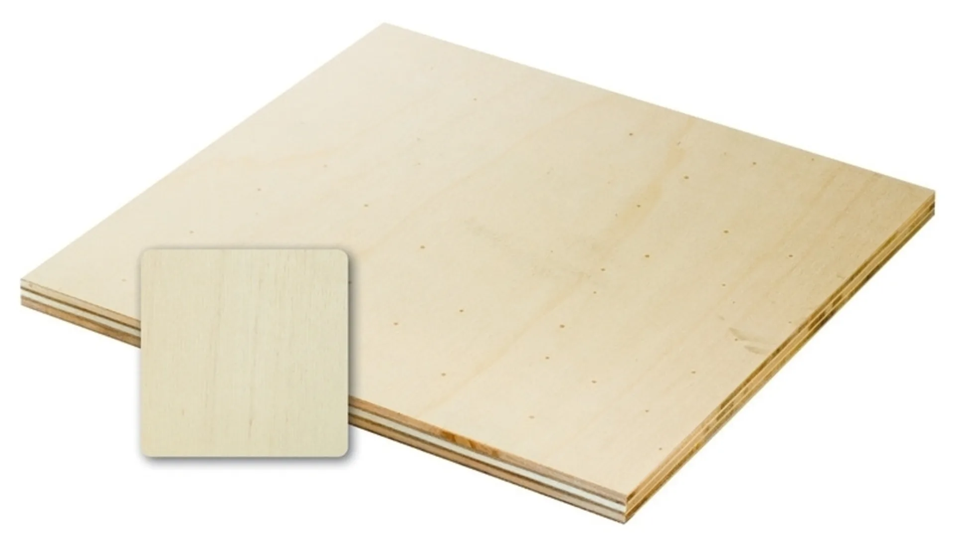 Pappelsperrholz-Bauplatte Natur - 1 ganze Platte