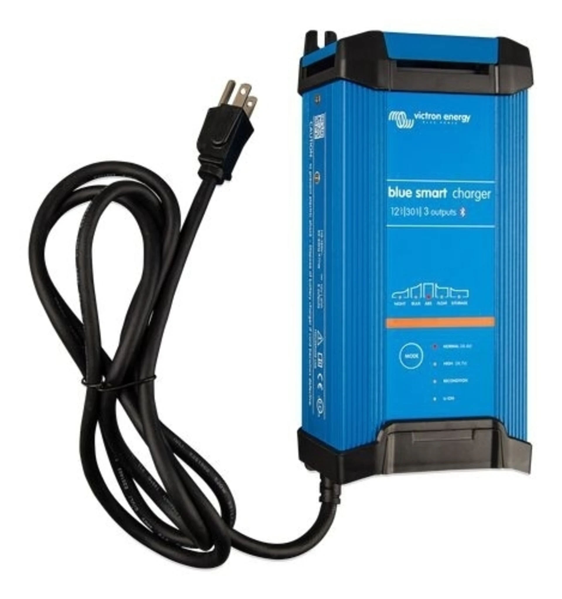 Victron Energy Blue Smart IP22 Ladegerät 12 V 30 A 3 Ausgänge 230 V CEE 7/7