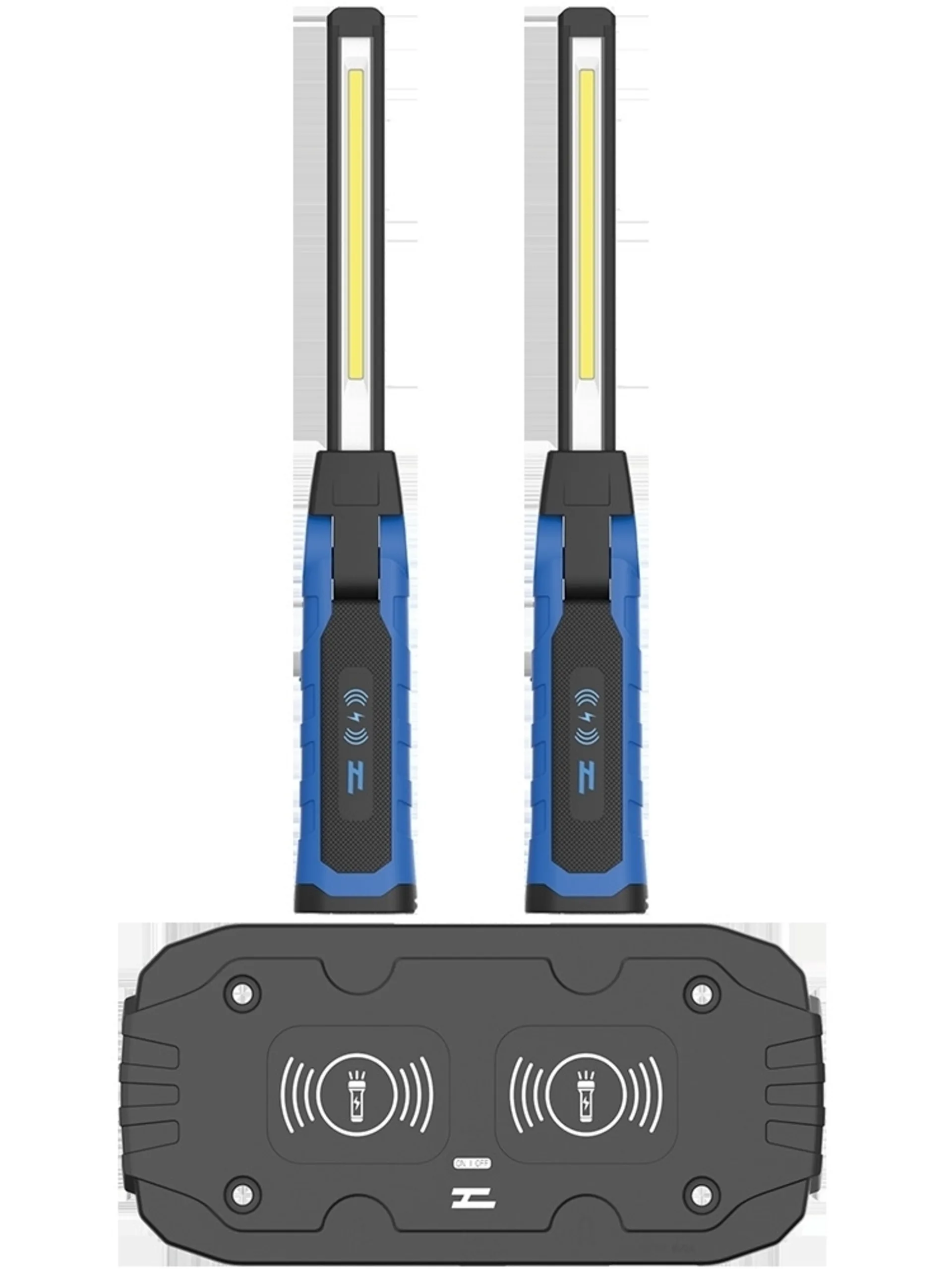 Doppelset Wireless Handleuchten SLIM Doppel Ladepad, 2 x Handleuchte SLIM