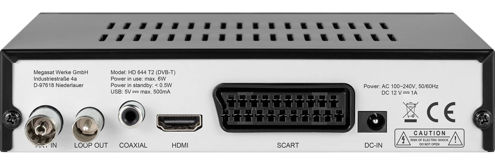 Megasat HD 644 T2 Full-HD Receiver