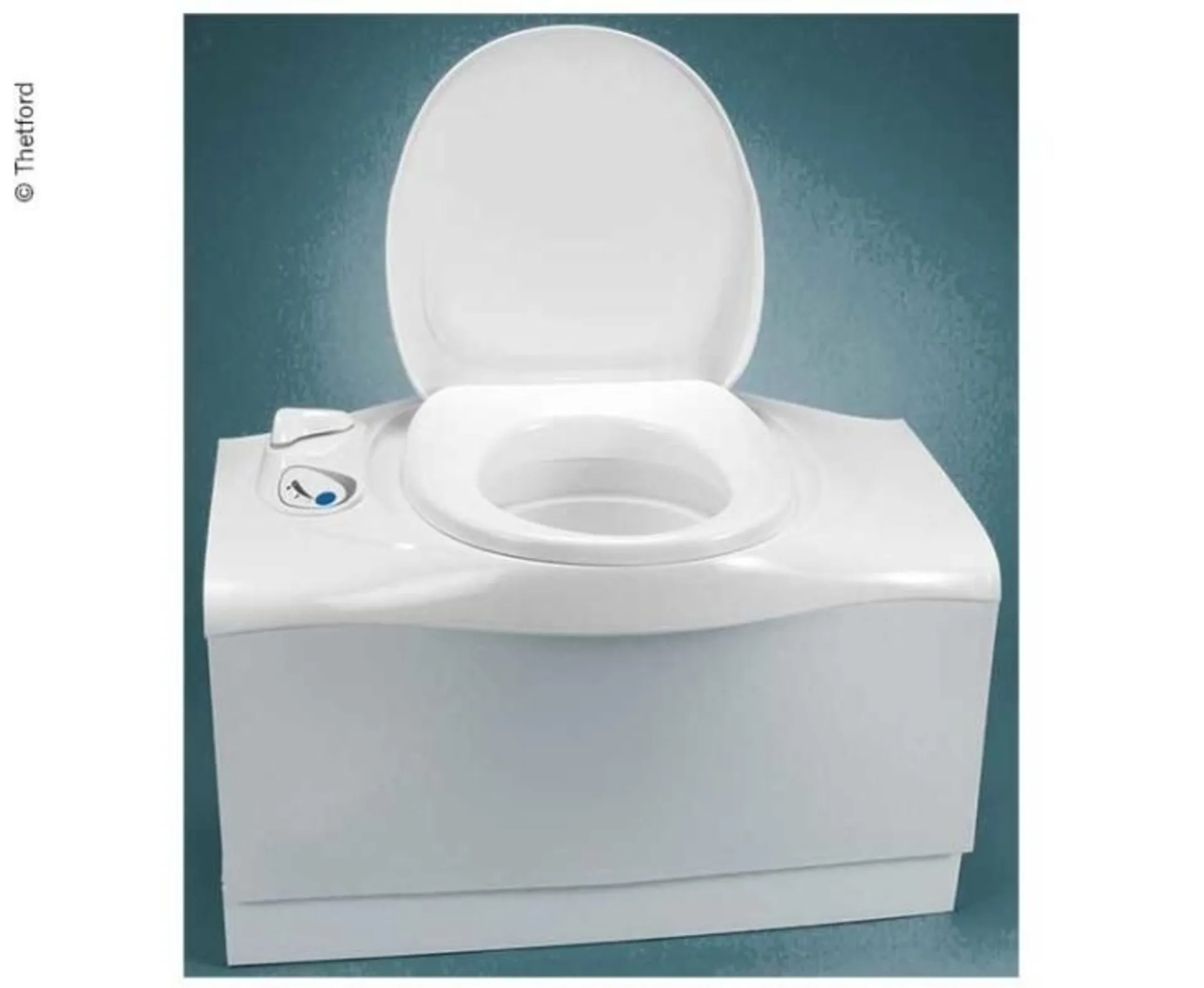 Cassettentoilette C402-X elektrisch, weiss rechts