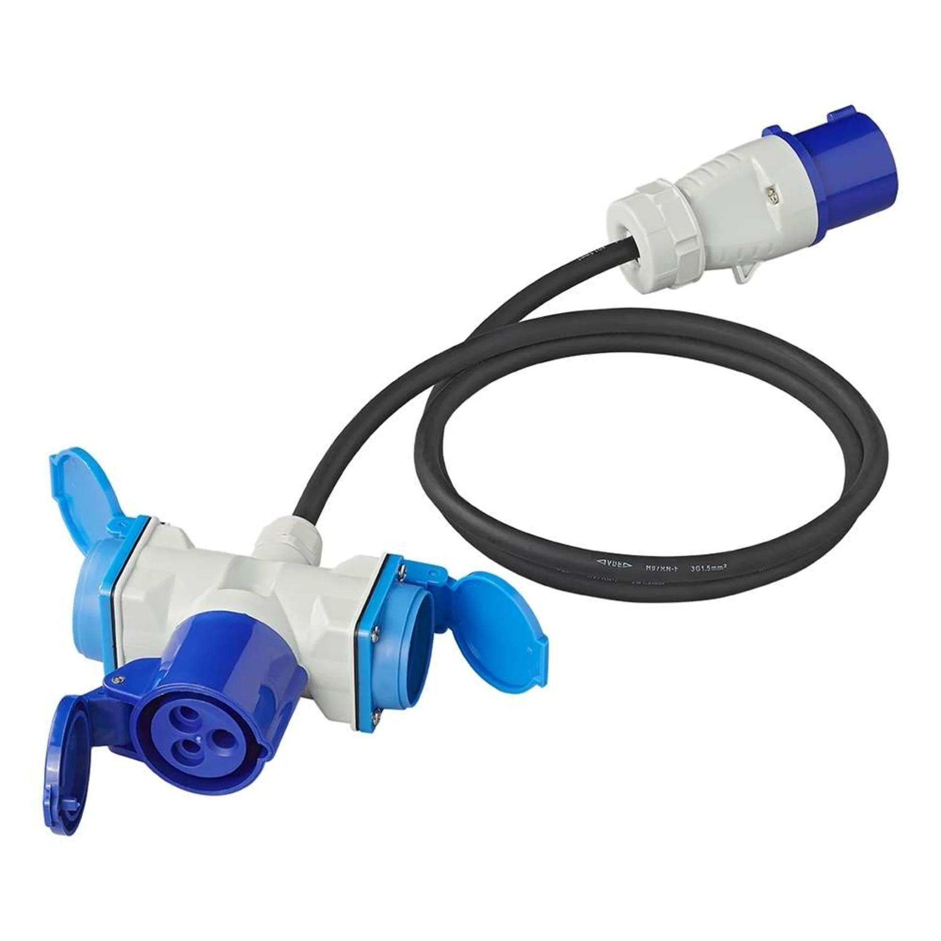 PAT Adapterkabel 150 cm 3 x 2,5mm² von CEE Stecker PAT Adapterkabel 150 cm 3 x 2,5mm² von CEE Stecker