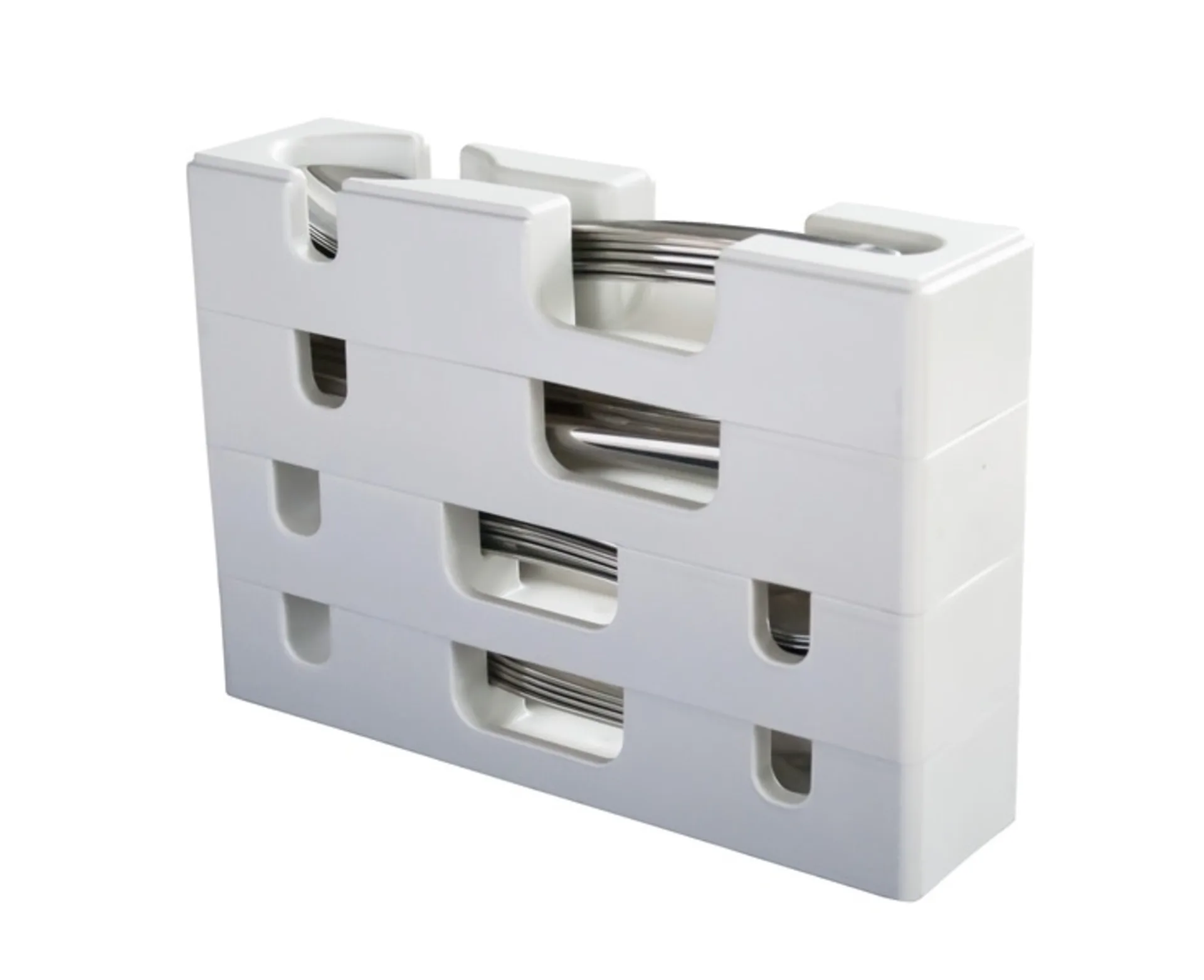 Range-couverts Purvario 4 pièces, empilable, plastique