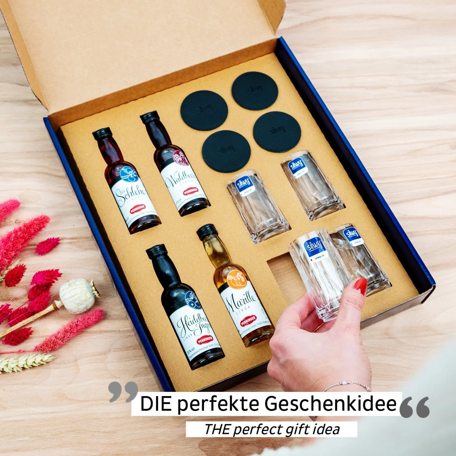 silwy® Geschenkbox silwy® "Sweet Heart" (Fruchtliköre)