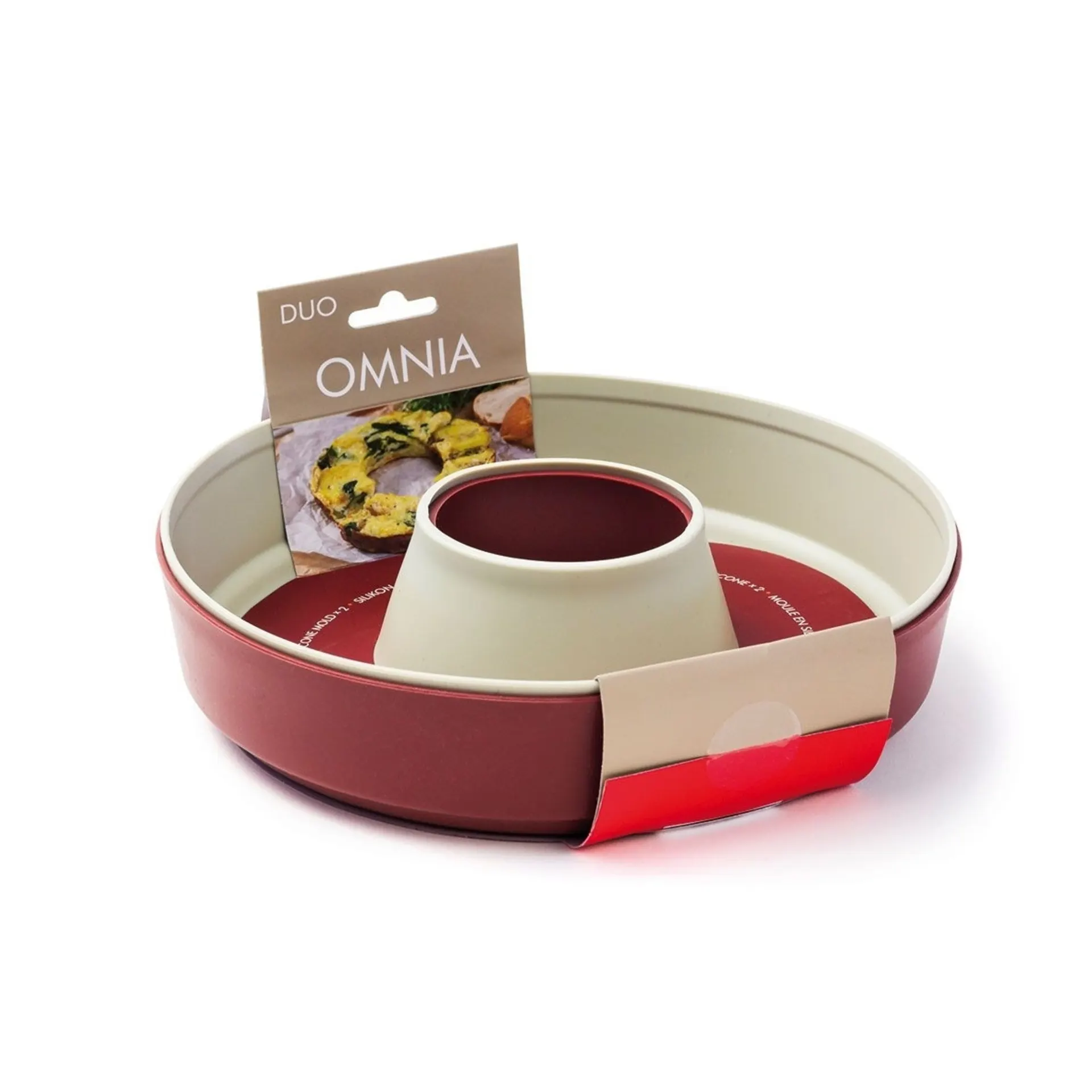 Omnia Duo Pack Silikonbackform für Campingbackofen