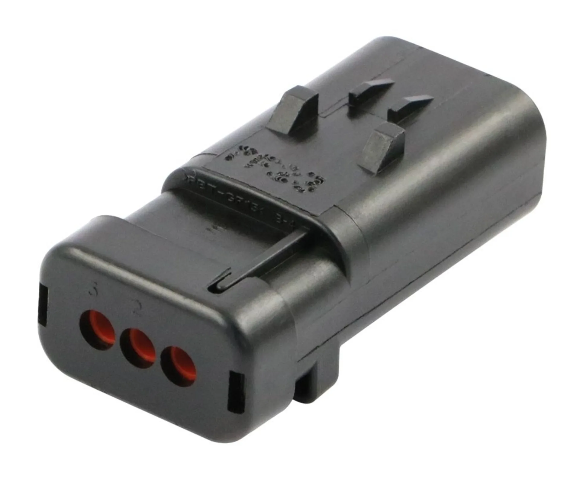 AMPSeal 16 - Boîtier de connecteur à 3 broches, Key A rouge, 3 broches